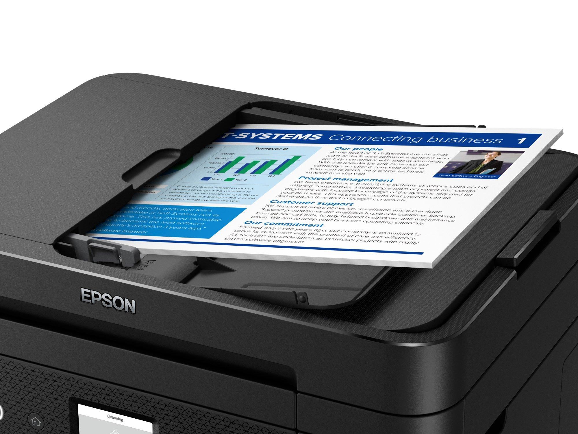 Multifunción Inyección Epson Workforce Wf-2960Dwf Color Wifi Duplex Fax