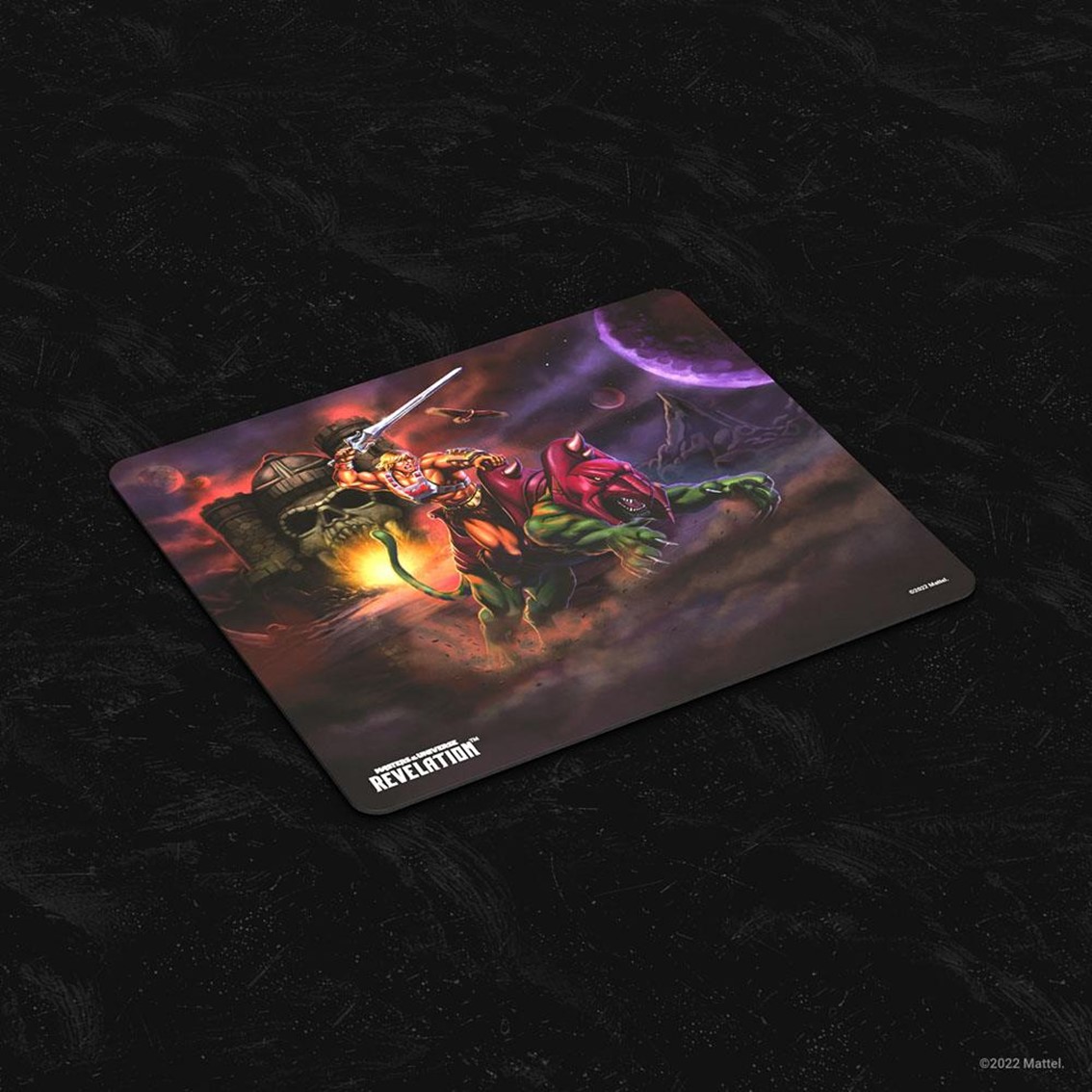 ALFOMBRILLA GAMING MAESTROS DEL UNIVERSO REVELATION HE-MAN Y BATTLE CAT 25 X 22cm