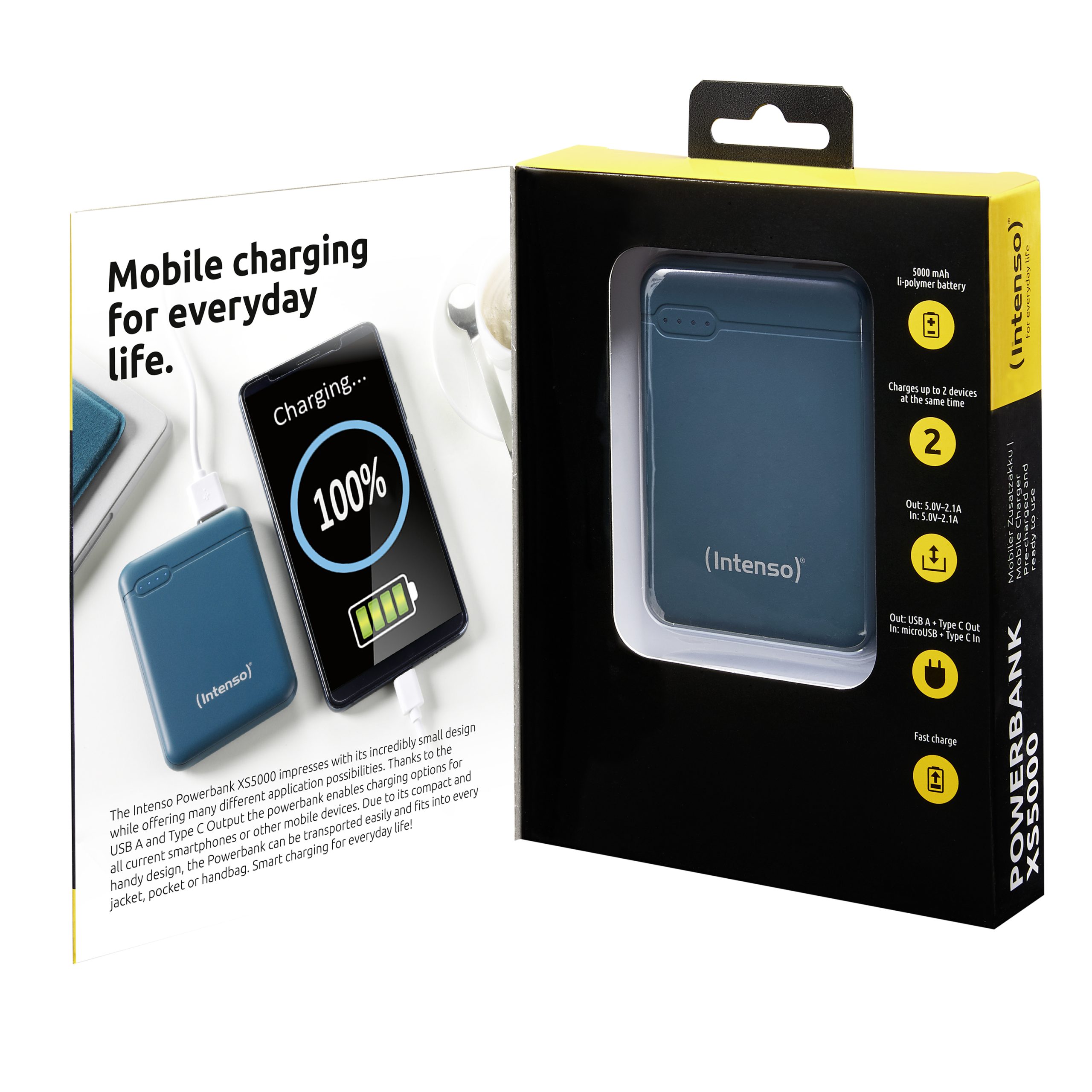 POWERBANK INTENSO XS5000 5000 MAH PETROL
