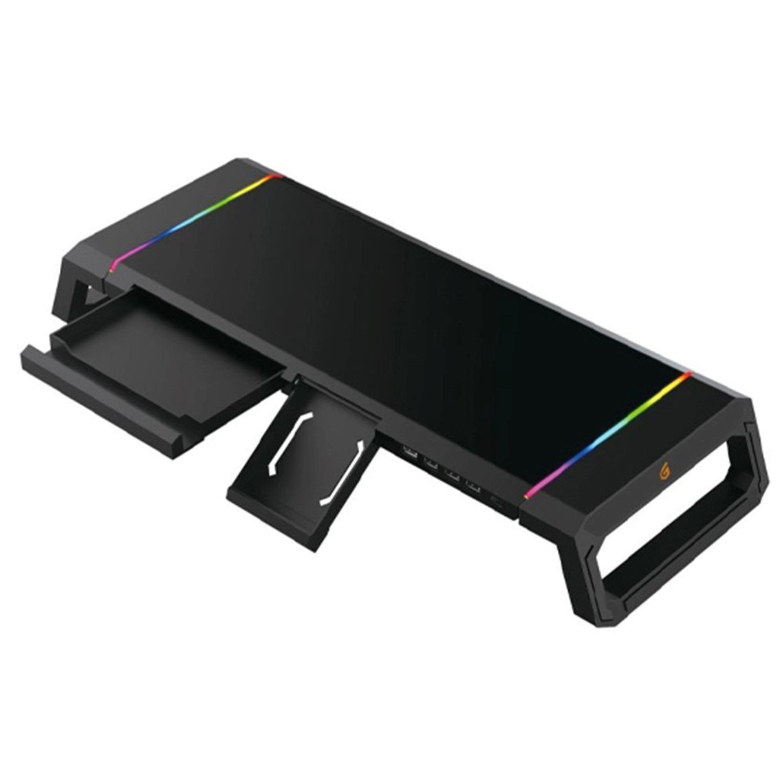SOPORTE SOBREMESA GAMING CONCEPTRONIC HUB USB 2.0 LUZ RGB