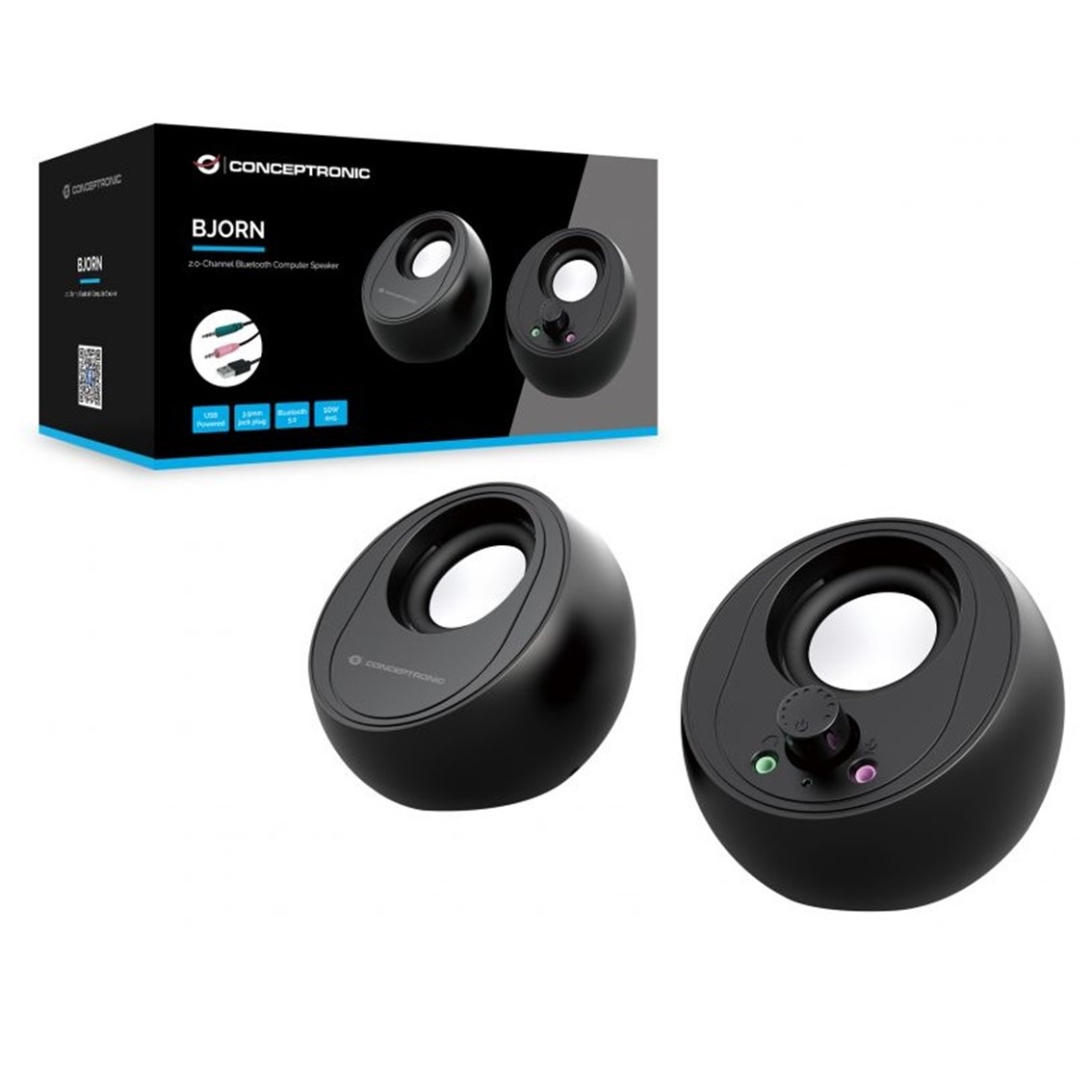 ALTAVOCES CONCEPTRONIC BJORN01B / 10W / NEGRO