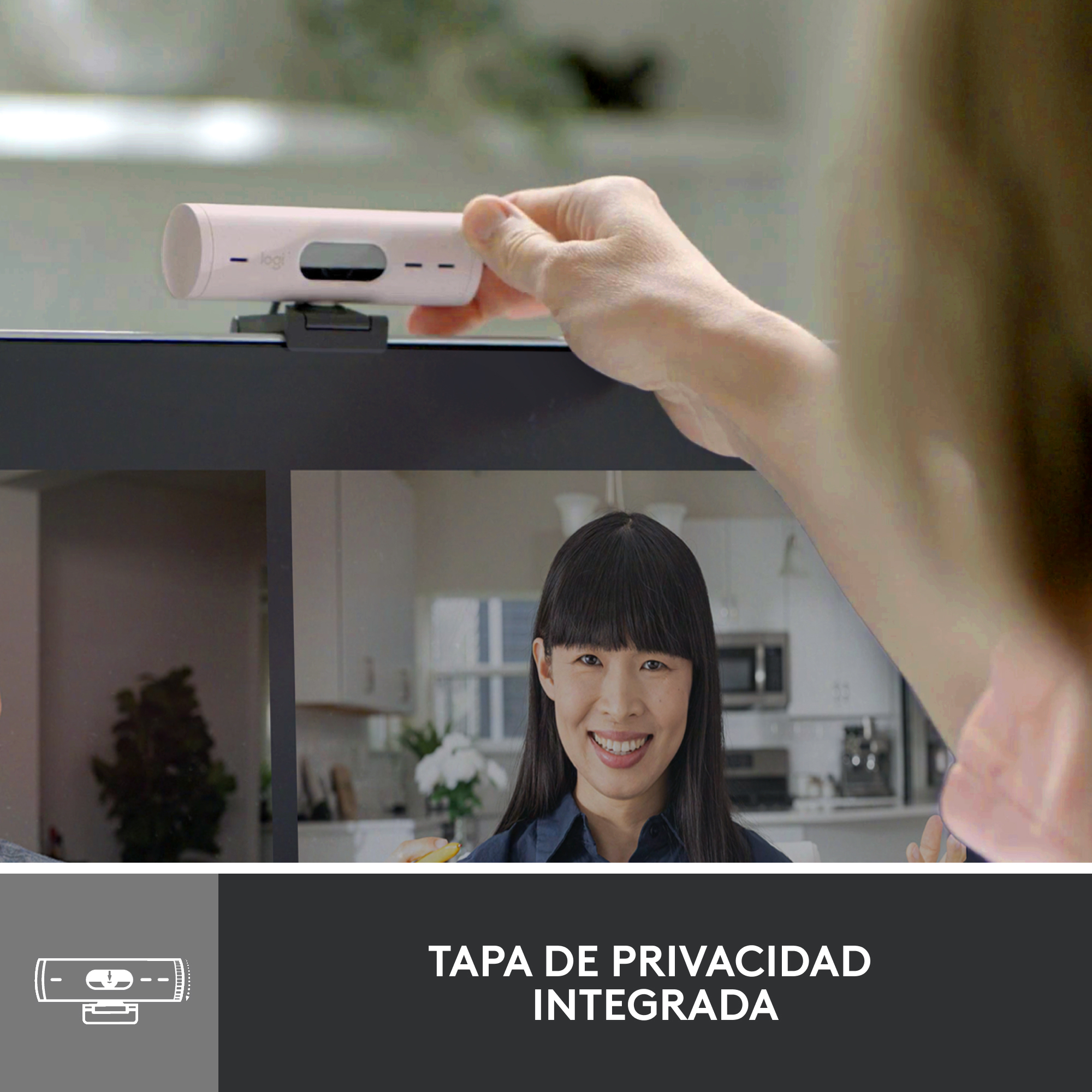 WEBCAM LOGITECH BRIO 500 ROSA FULL HD/ USB TIPO C