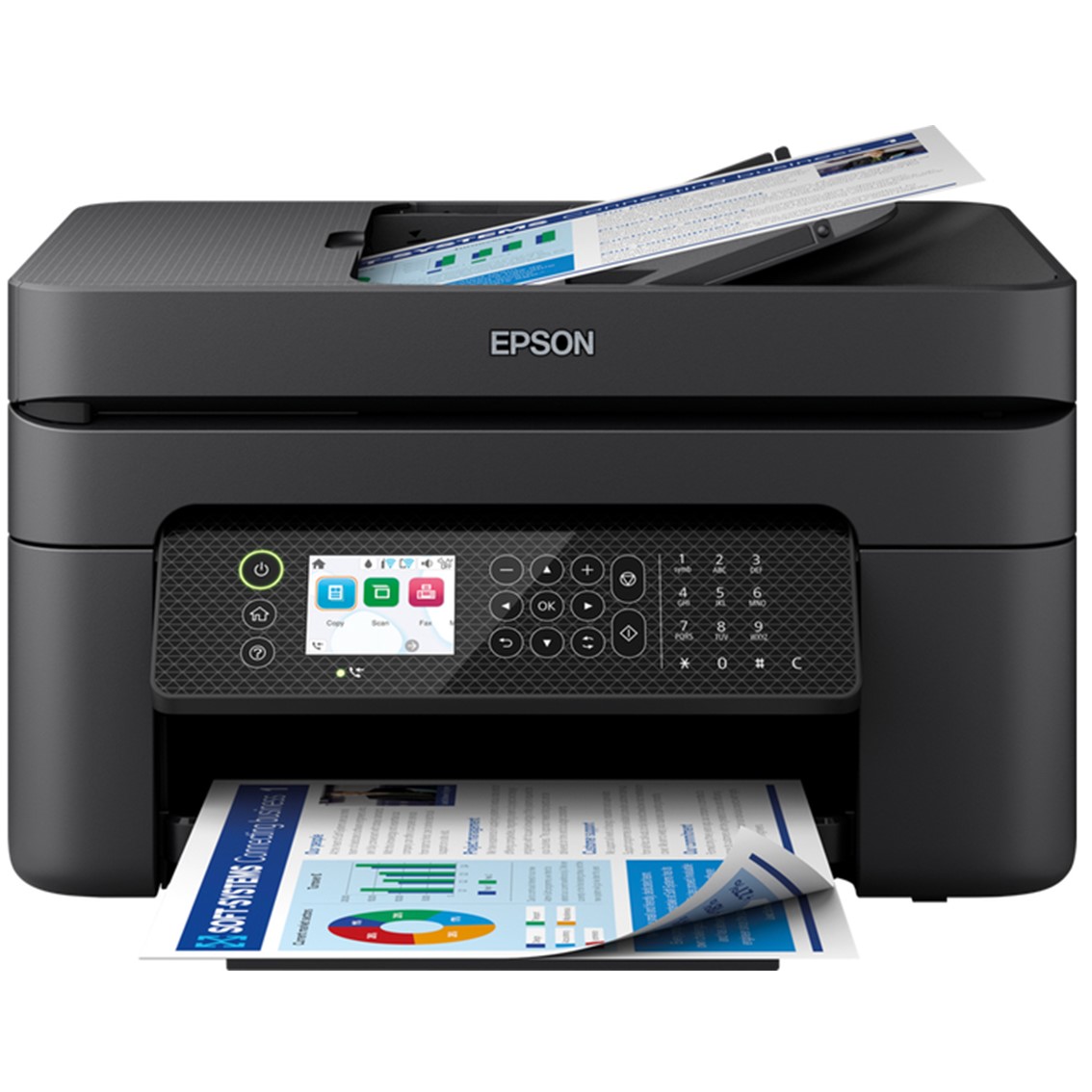 Multifunción Inyección Epson Workforce Wf-2950Dwf Color Wifi Duplex Fax
