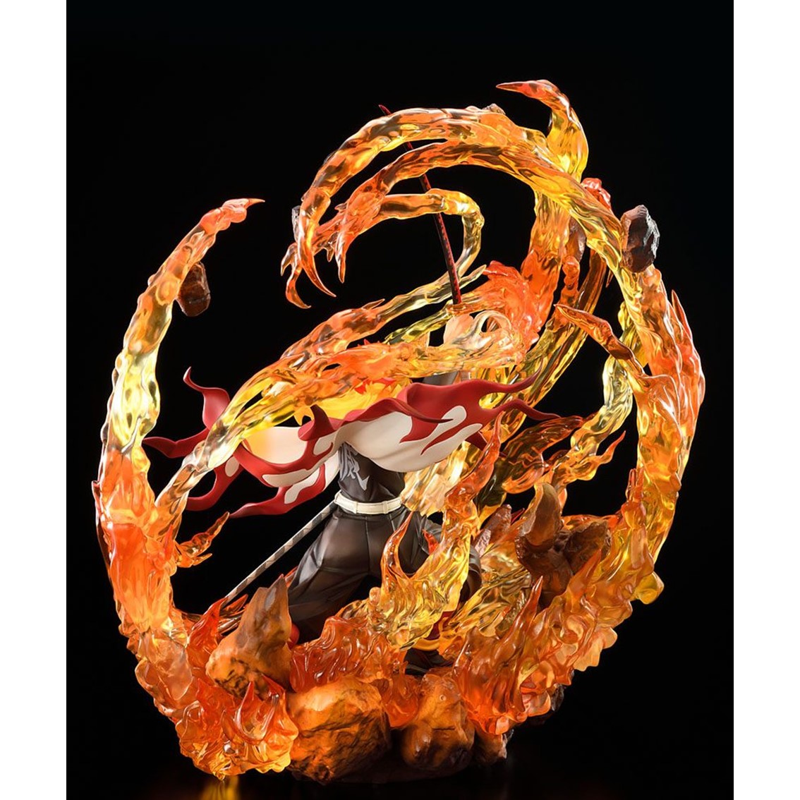 FIGURA GOOD SMILE COMPANY KIMETSU NO YAIBA DEMON SLAYER 1/8 KYOJURO RENGOKU DX 35 CM