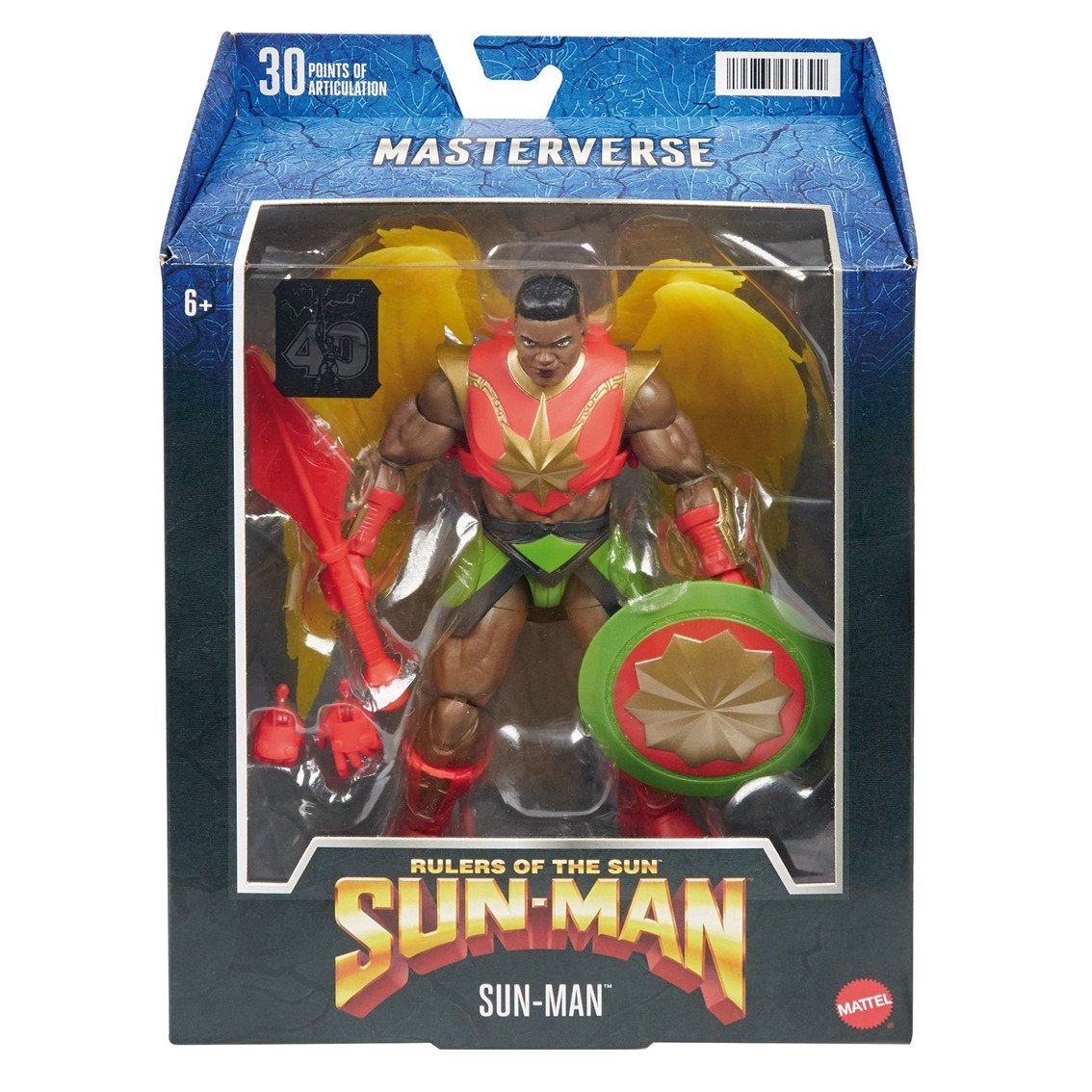 FIGURA MATTEL MASTERS OF THE UNIVERSE MASTERVERSE SUN-MAN