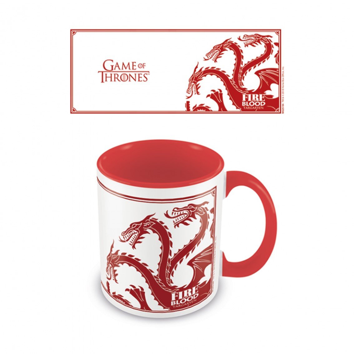 TAZA PYRAMID JUEGO DETRONO -TARGARYEN