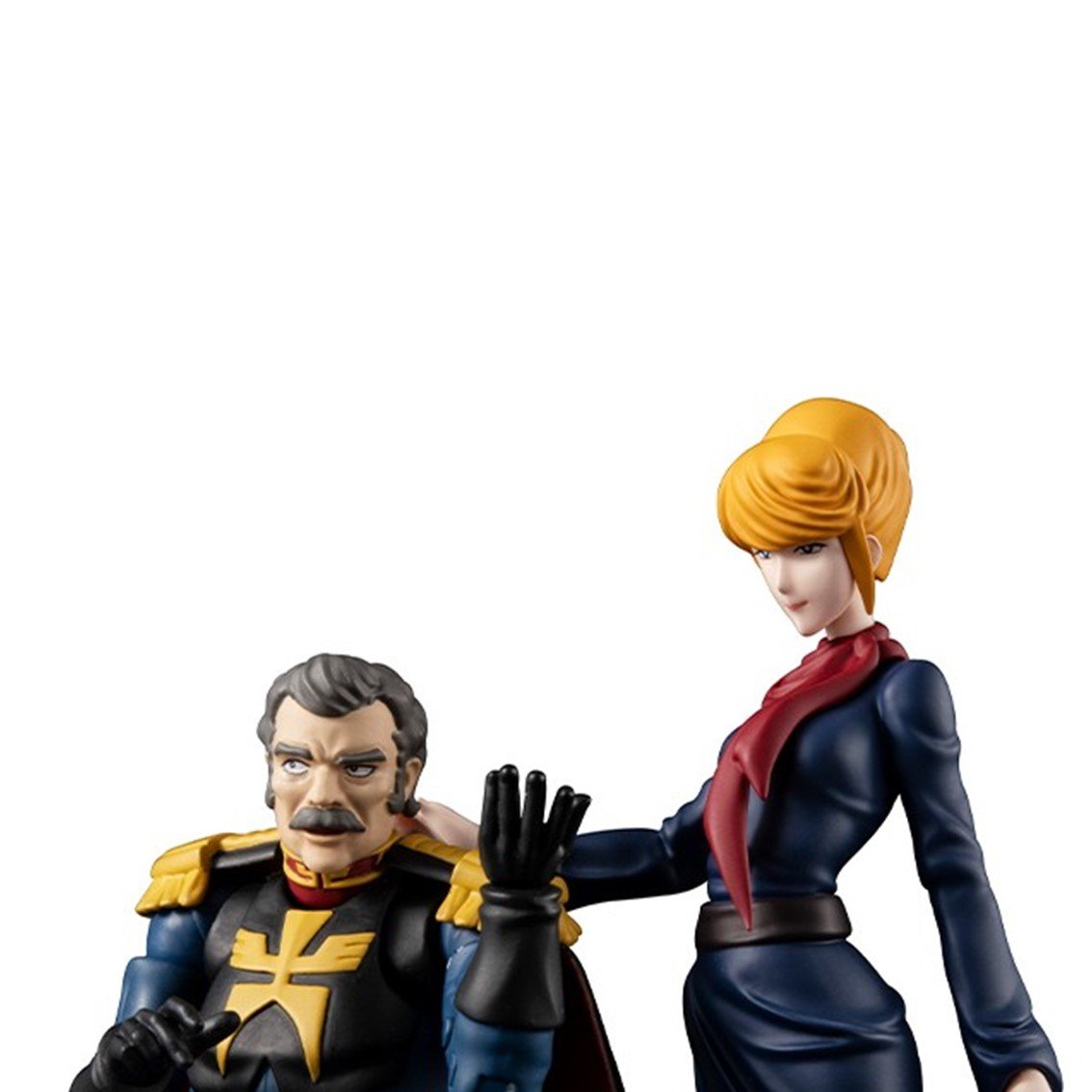 FIGURAS MEGAHOUSE G.M.G MOBILESUIT GUNDAM PRINCIPALITY OF ZEON ARMY 07 RAMBA RAL & CROWLEY HAMON