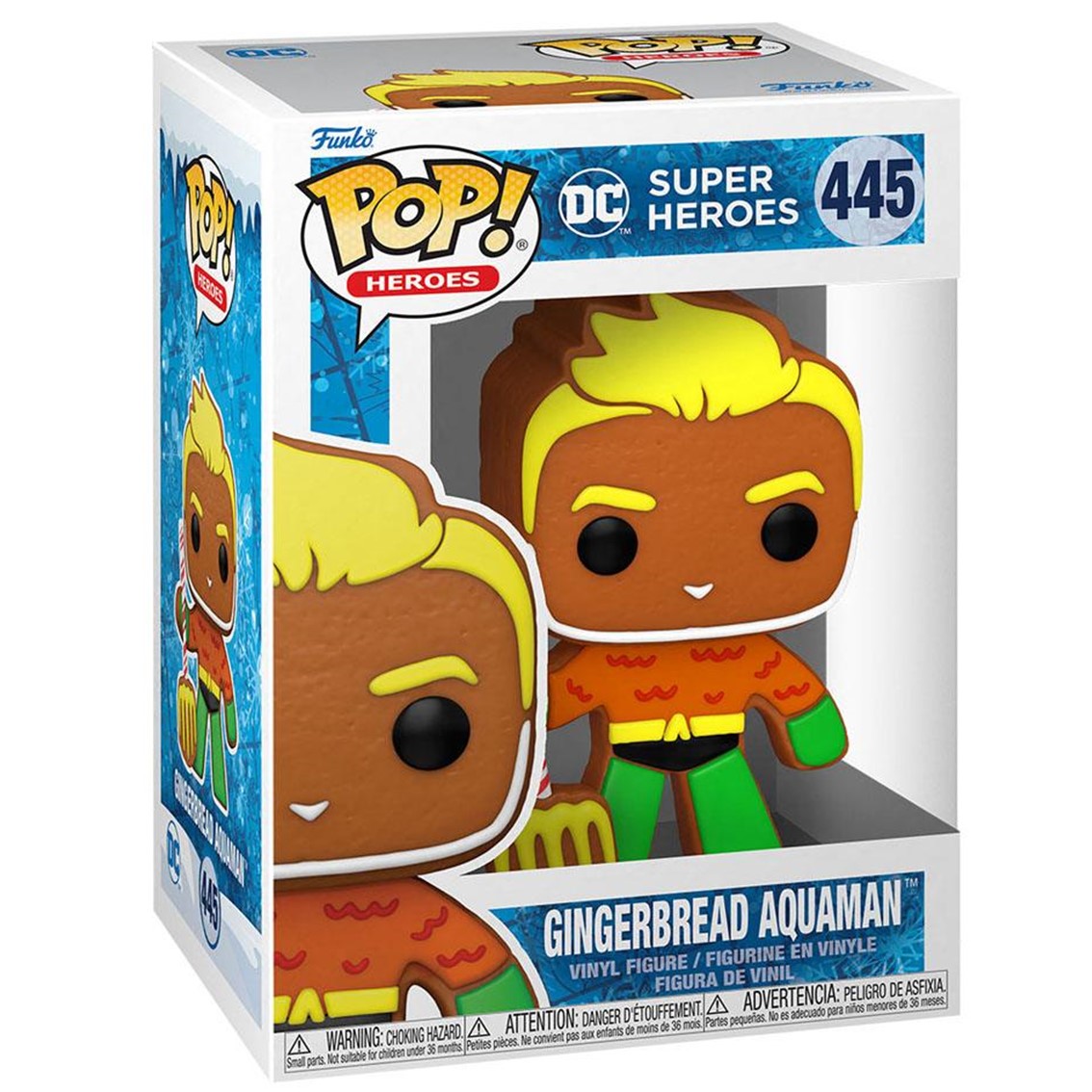FUNKO POP DC COMICS SUPER HEROES GINGERBREAD AQUAMAN 64321