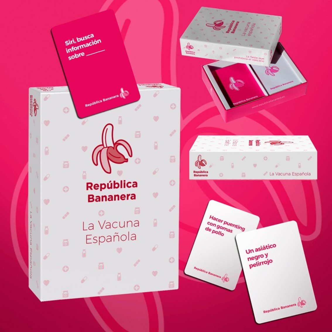 JUEGO DE CARTAS REPÚBLICA BANANERA - LA VACUNA ESPAÑOLA PEGI 18