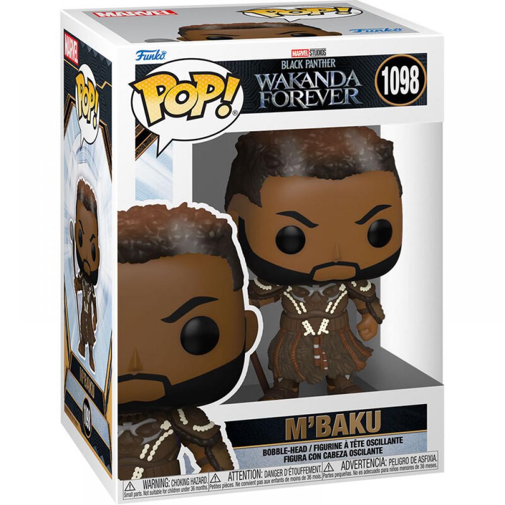 FUNKO POP MARVEL BLACK PANTHER WAKANDA FOREVER MBAKU 63942