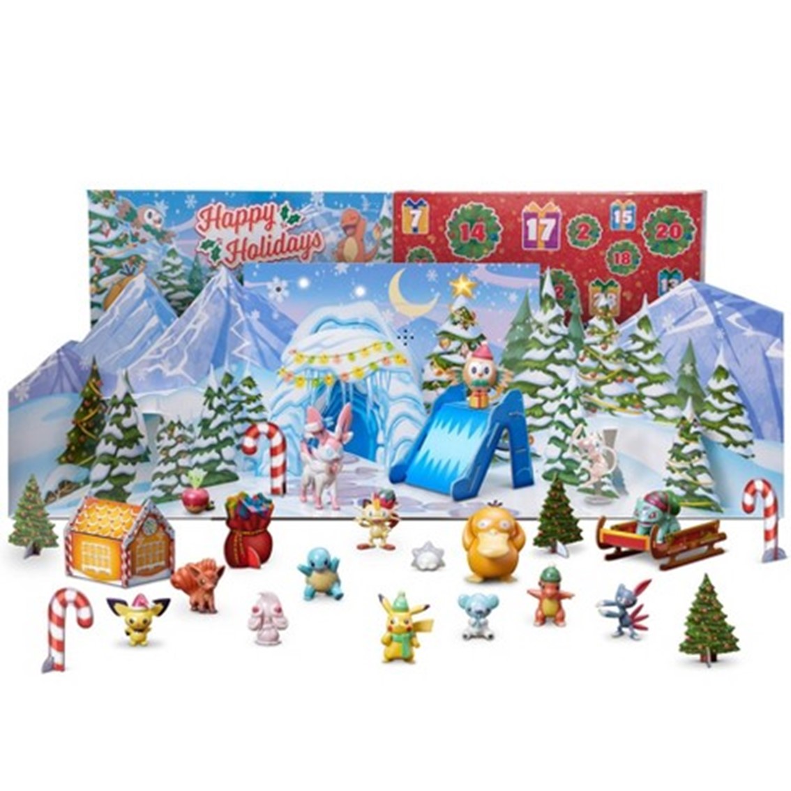 CALENDARIO ADVIENTO POKEMON DELUXE HOLIDAY VERSION DE/FR/NL