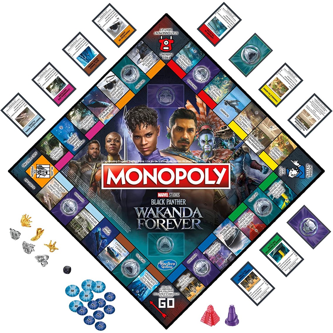 JUEGO DE MESA MONOPOLY BLACK PANTHER