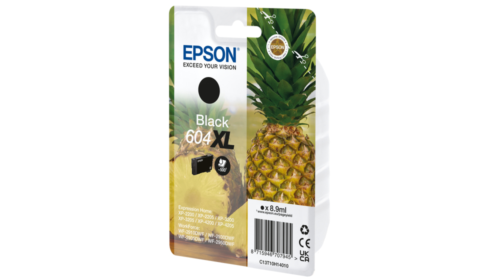 CARTUCHO EPSON 604XL NEGRO C13T10H14010 XP2200 WF-2910 PIÑA