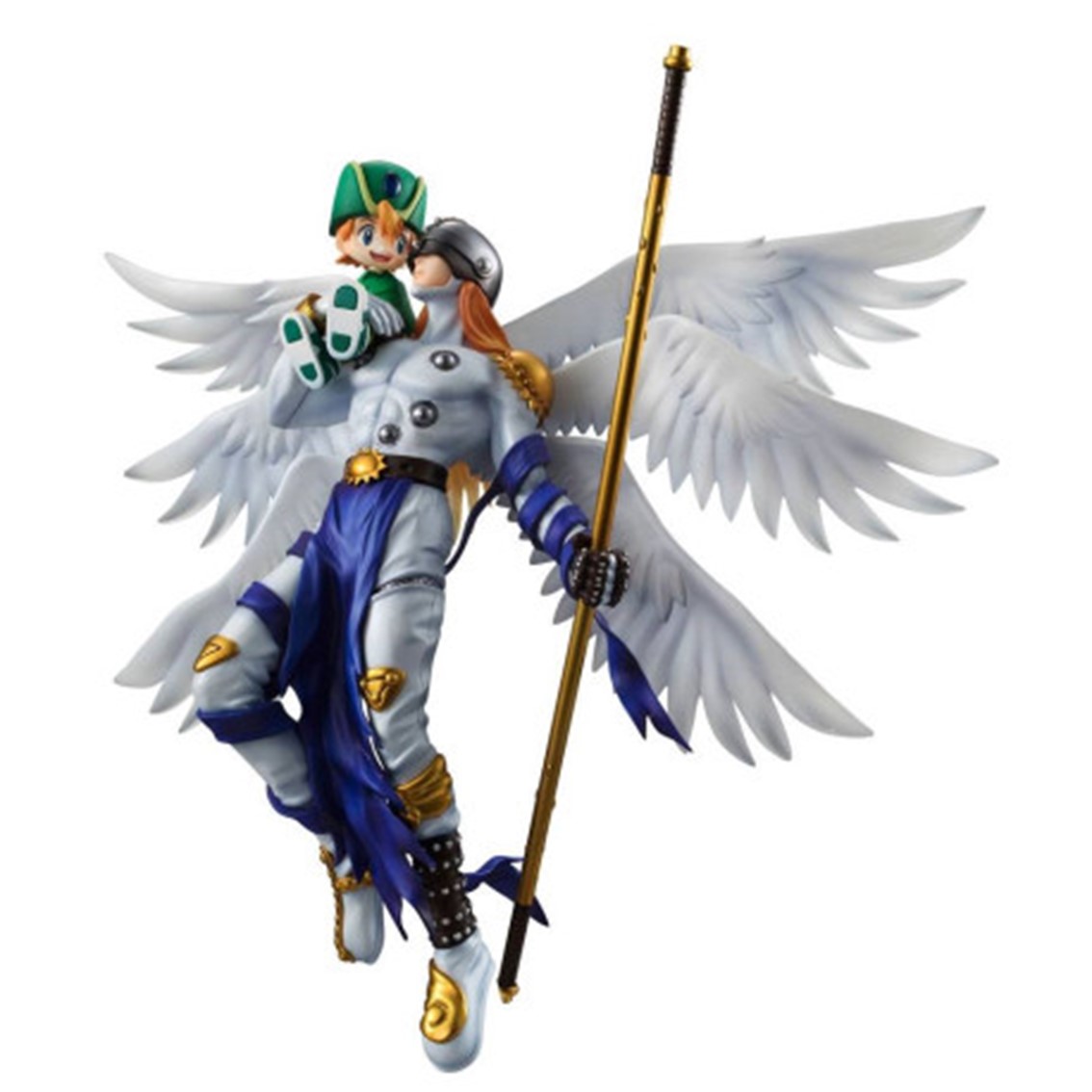 FIGURA MEGAHOUSE DIGIMON ADVENTURE G.E.M. ANGEMON & TAKAISHI TAKERU