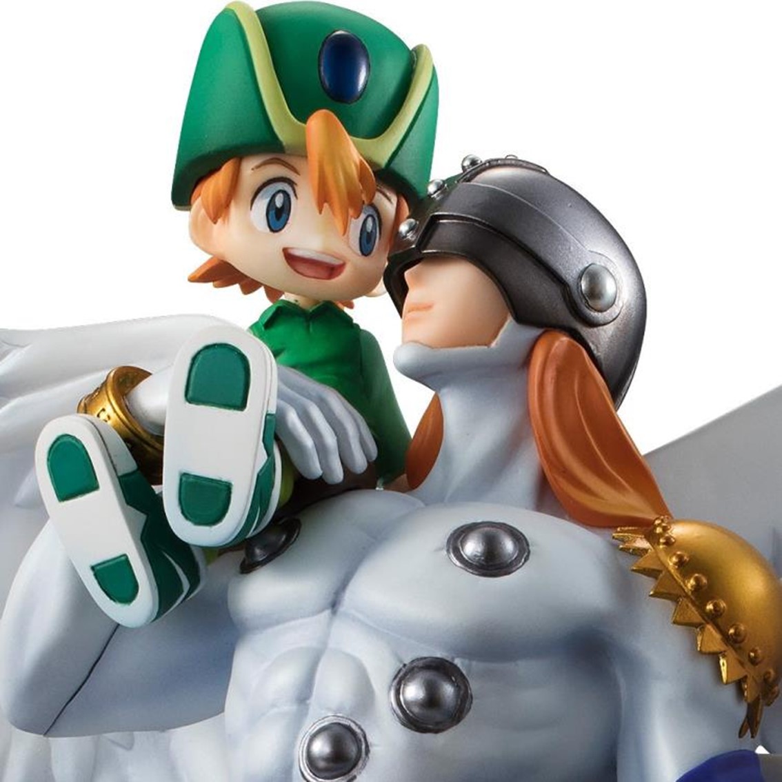 FIGURA MEGAHOUSE DIGIMON ADVENTURE G.E.M. ANGEMON & TAKAISHI TAKERU