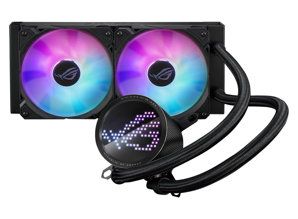 KIT REFRIGERACION LIQUIDA ASUS ROG RYUO III 240ARGB ALL IN ONE 2 VENTILADORES 120MM GAMING