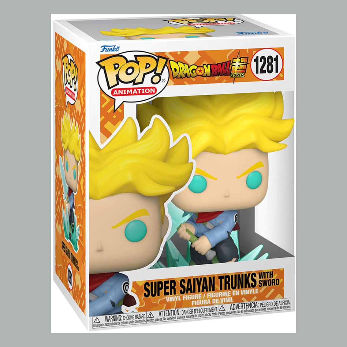 FUNKO POP DRAGON BALL SUPER SUPER SAIYAN TRUNKS CON ESPADA 58019