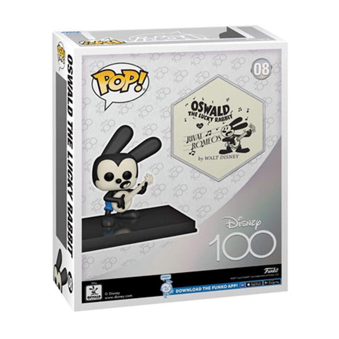 FUNKO POP MOVIE POSTER DISNEY 100TH CLASICO OSWALD THE LUCKY RABBIT 67951