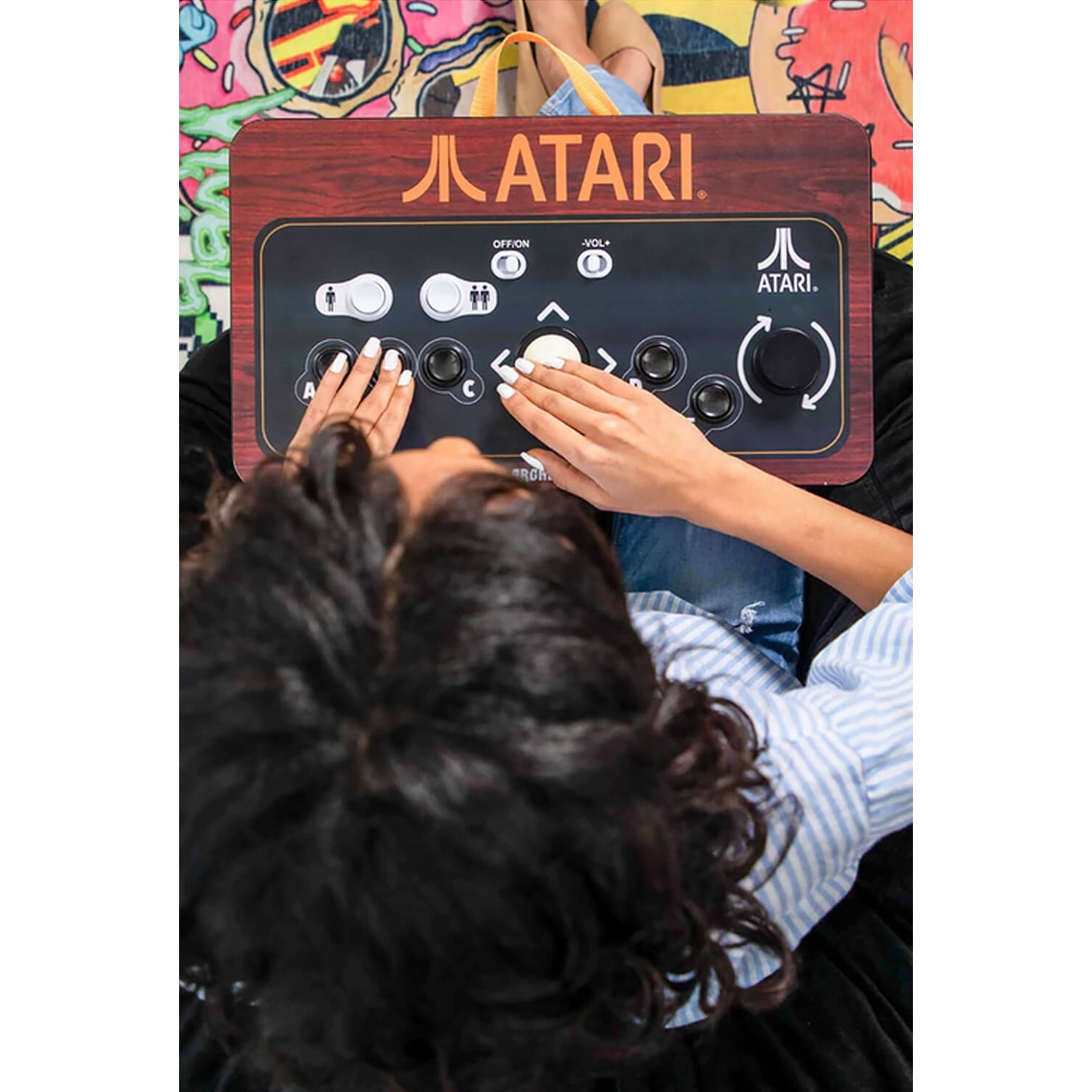 EMULADOR CONSOLA RETRO ARCADE 1 UP ATARI COUCHCADE
