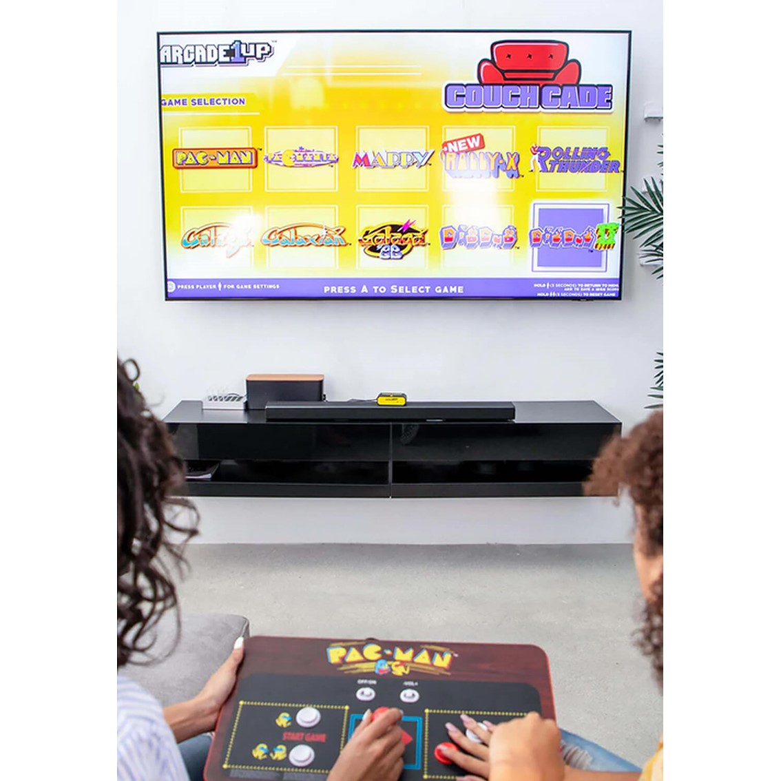 EMULADOR CONSOLA RETRO ARCADE 1 UP PAC-MAN COUCHCADE