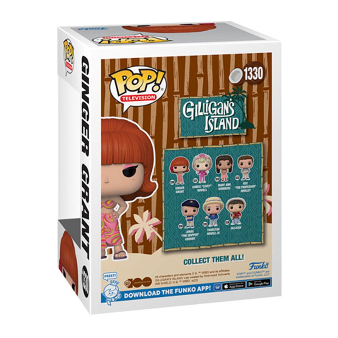 FUNKO POP CINE LA ISLA DE GILLIGAN GINGER 70760