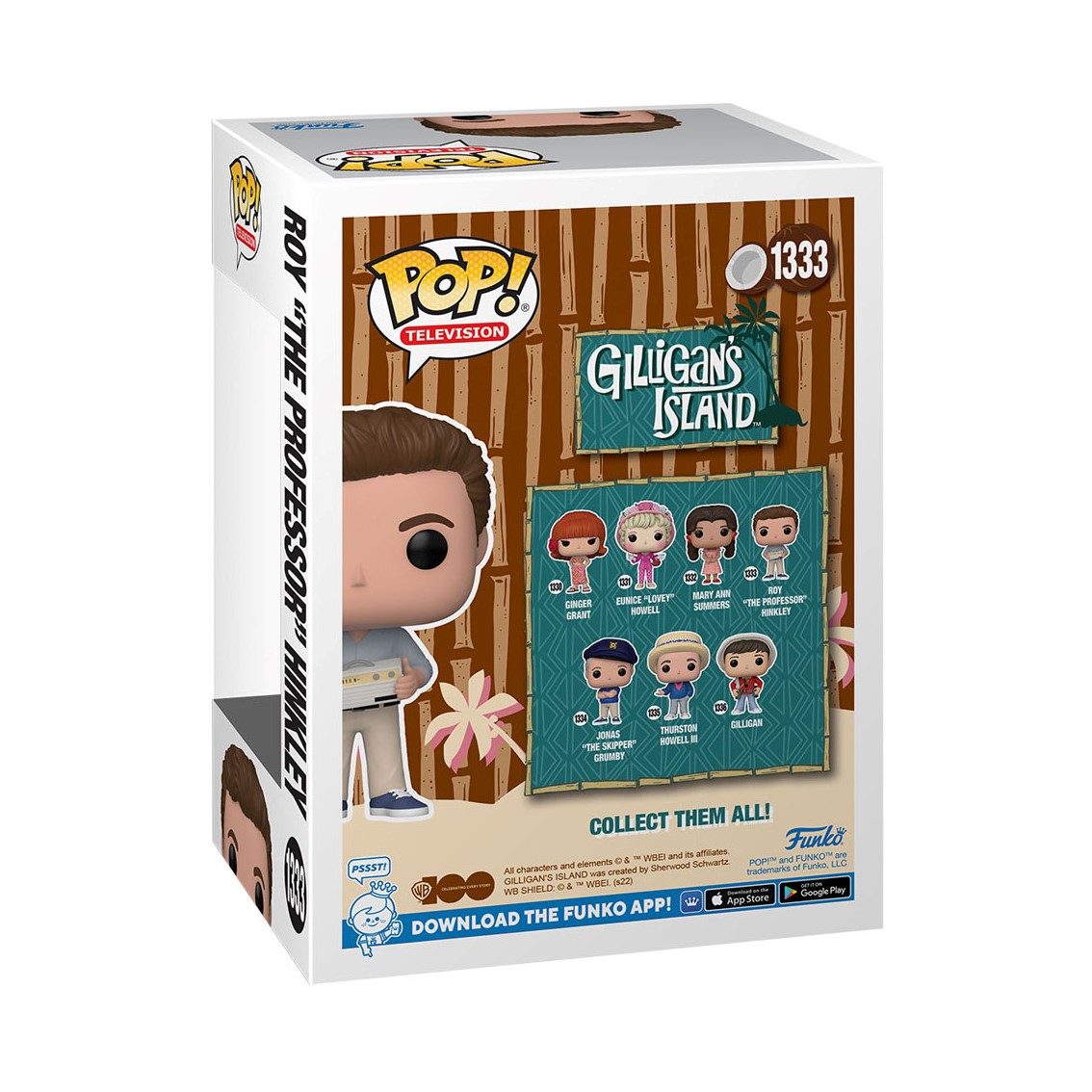 FUNKO POP CINE LA ISLA DE GILLIGAN ROY THE PROFESSOR HINKLEY 70763