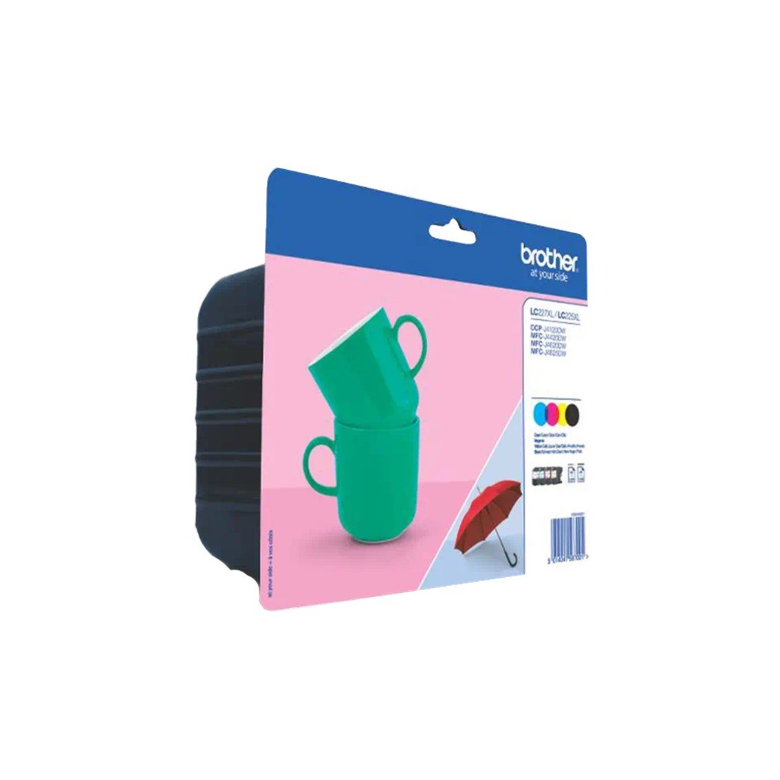 PACK CARTUCHOS TINTA BROTHER LC227XLVALBP NEGRO CIAN MAGENTA AMARILLO