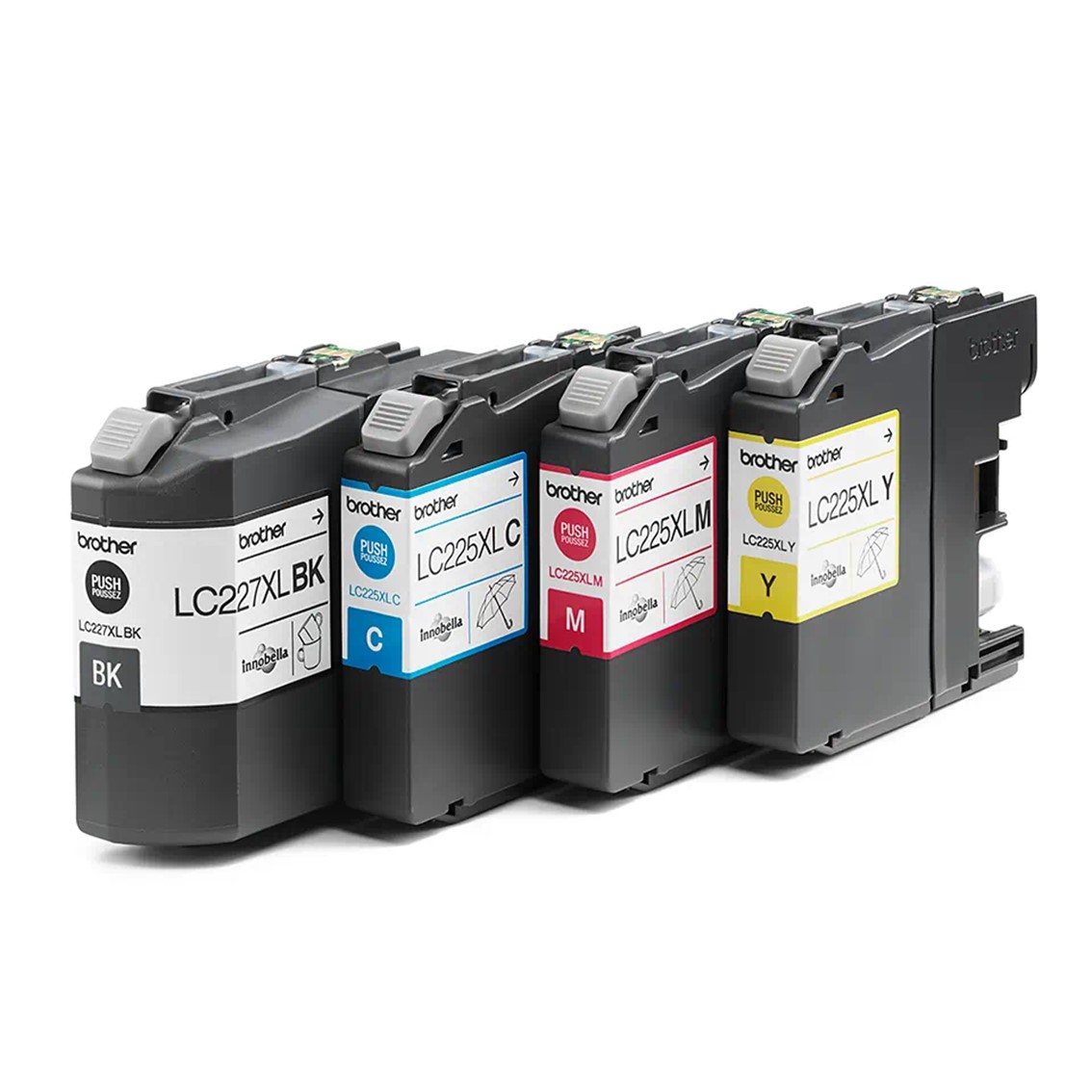 PACK CARTUCHOS TINTA BROTHER LC227XLVALBP NEGRO CIAN MAGENTA AMARILLO