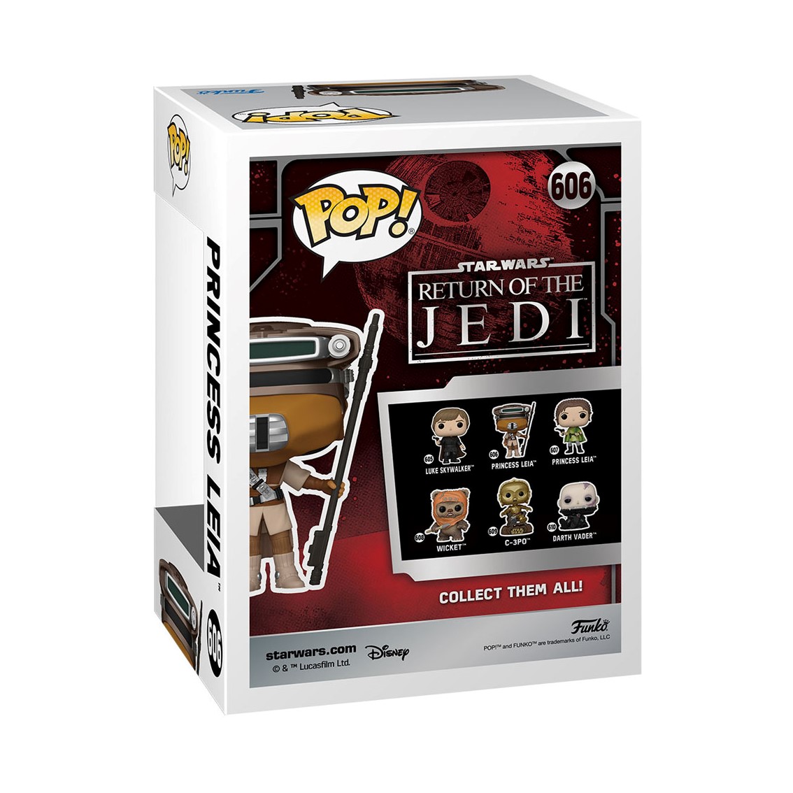 FUNKO POP STAR WARS RETORNO DEL JEDI 40 ANIVERSARIO PRINCESA LEIA (BOUSHH) 70748