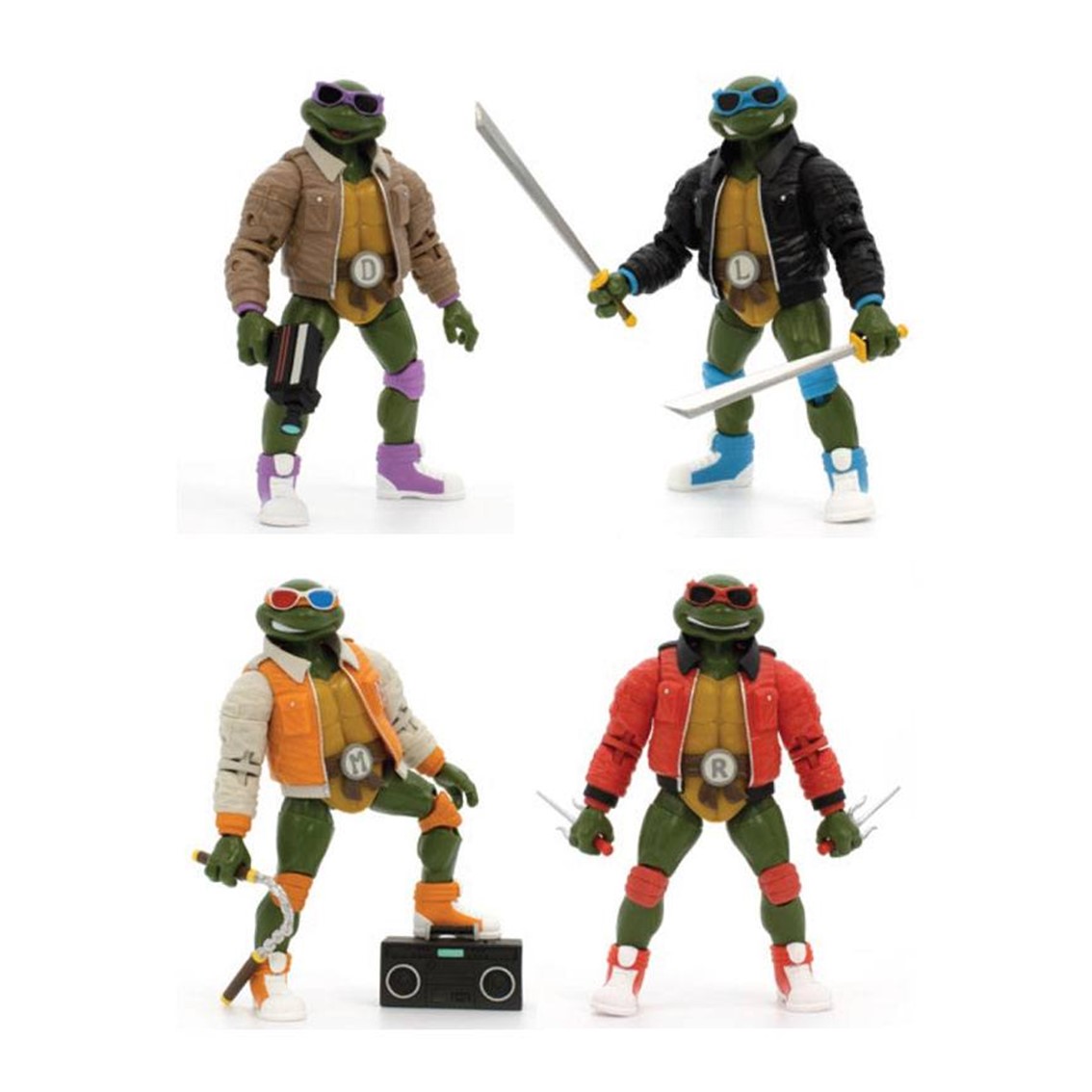 SURTIDO FIGURAS (4) THE LOYAL SUBJECTS TORTUGAS NINJA STREET GANG 13 CM EXCLUSIVE #1