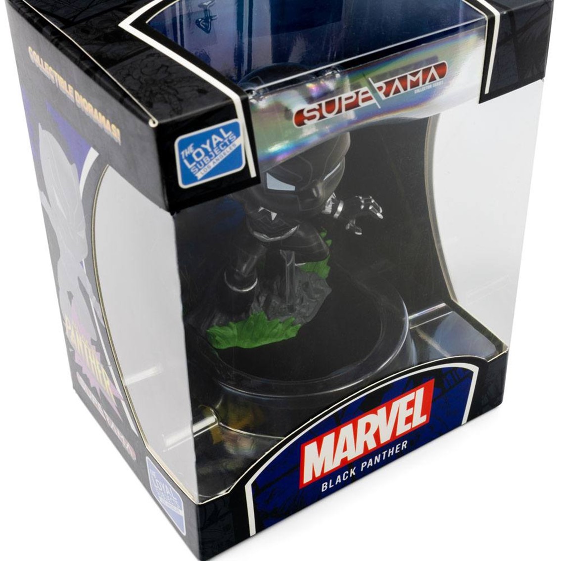 FIGURA MINI DIORAMA SUPERAMA THE LOYAL SUBJECTS BLACK PANTHER