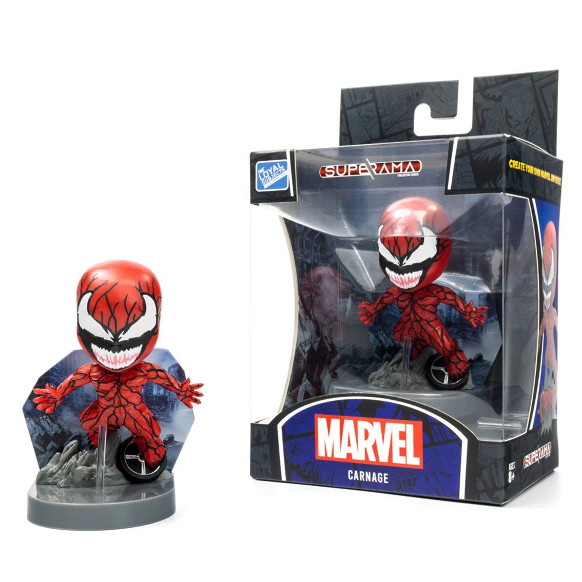 FIGURA MINI DIORAMA SUPERAMA THE LOYAL SUBJECTS CARNAGE
