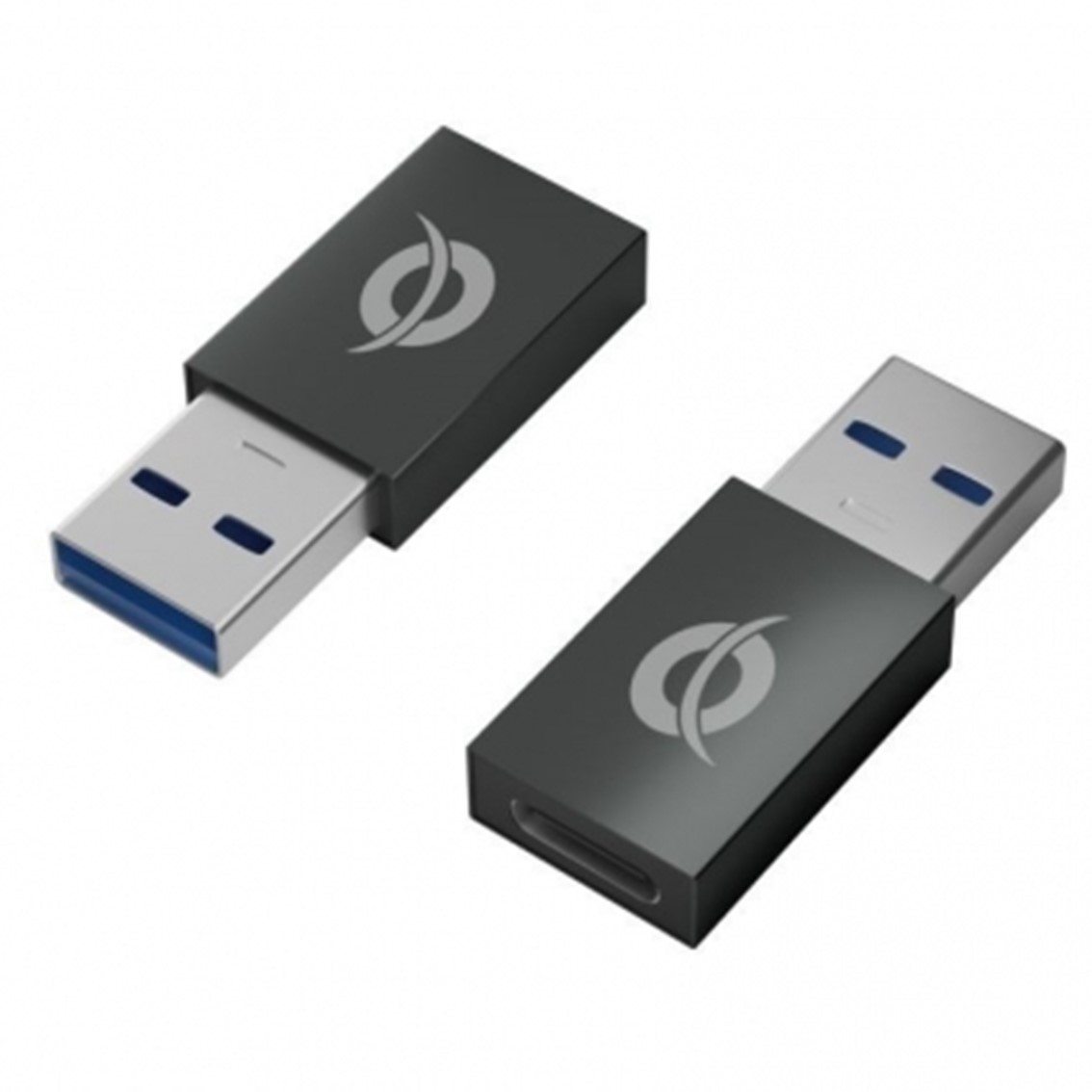KIT ADAPTADORES CONCEPTRONIC USB 3.0 A USB TIPO C MACHO-HEMBRA 2 UNIDADES