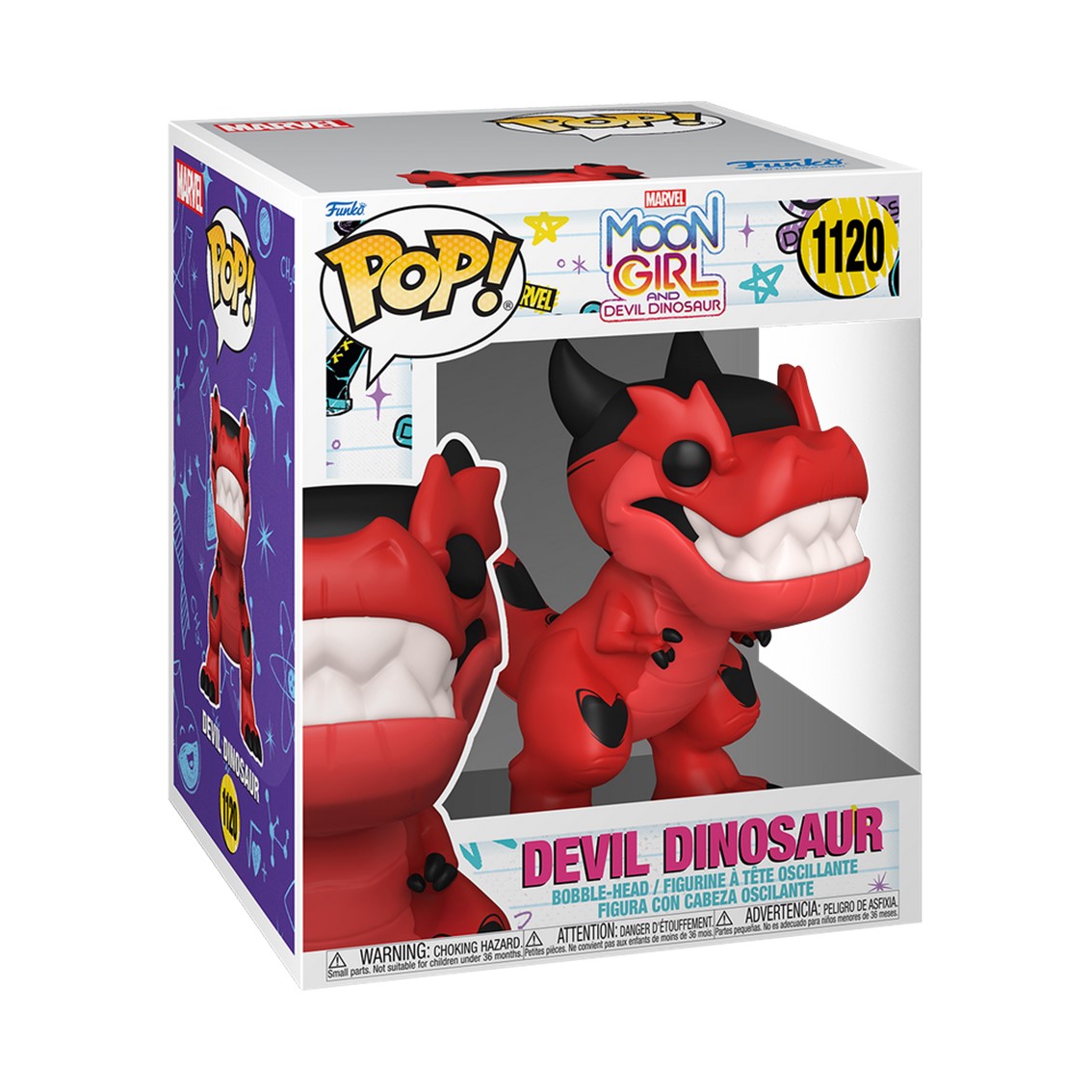 FUNKO POP SUPER MOON GIRL AND DEVIL DINOSAUR MARVEL SERIE DEVIL DINOSAUR 65673