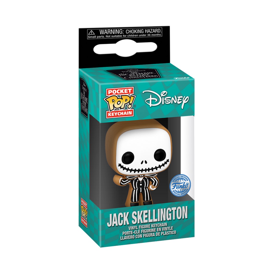 LLAVERO FUNKO KEYCHAIN DISNEY THE NIGHTMARE BEFORE CHRISTMAS JACK SKELLINGTON GINGERBREAD 67719