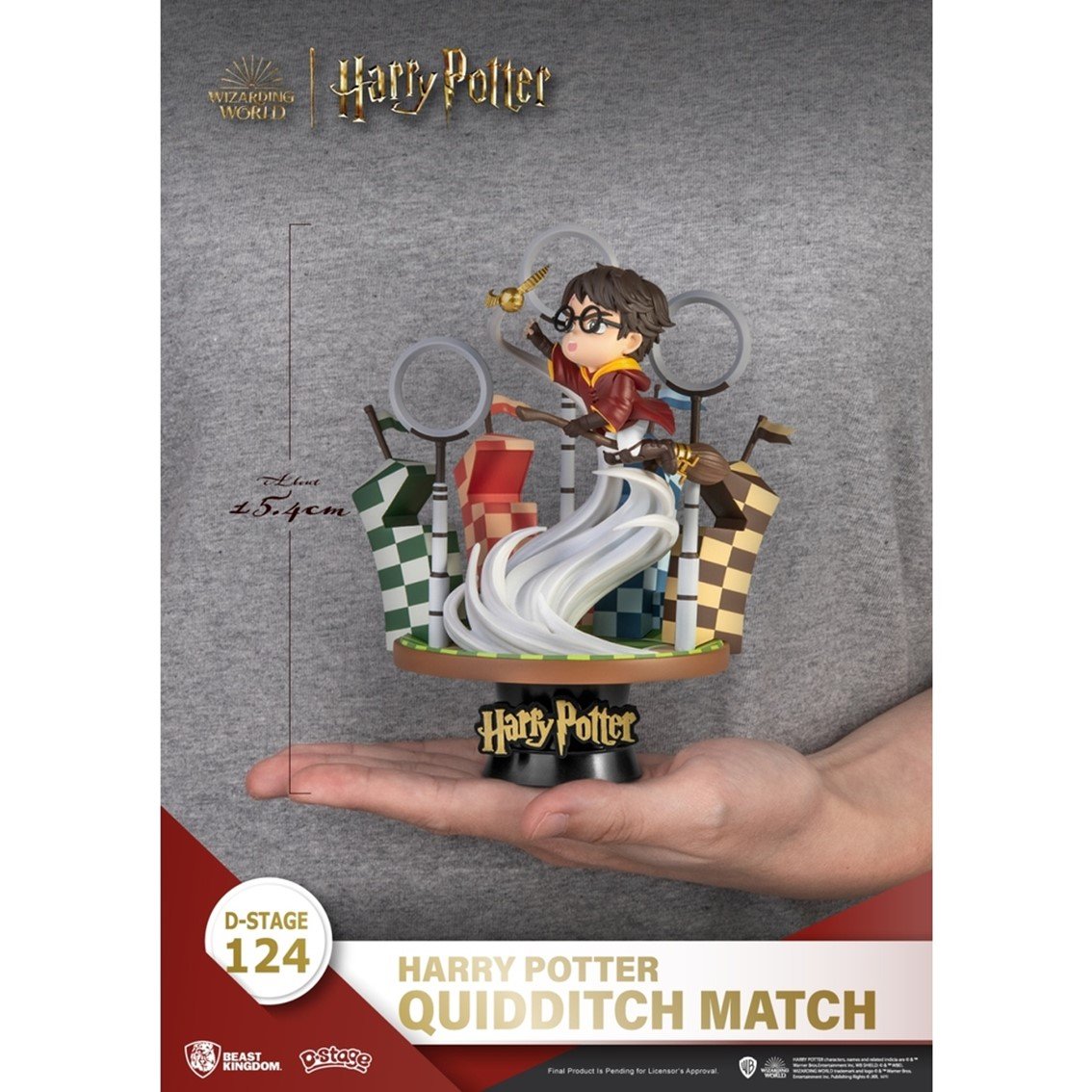 FIGURA BEAST KINGDOM DSTAGE HARRY POTTER PARTIDO DE QUIDDITCH
