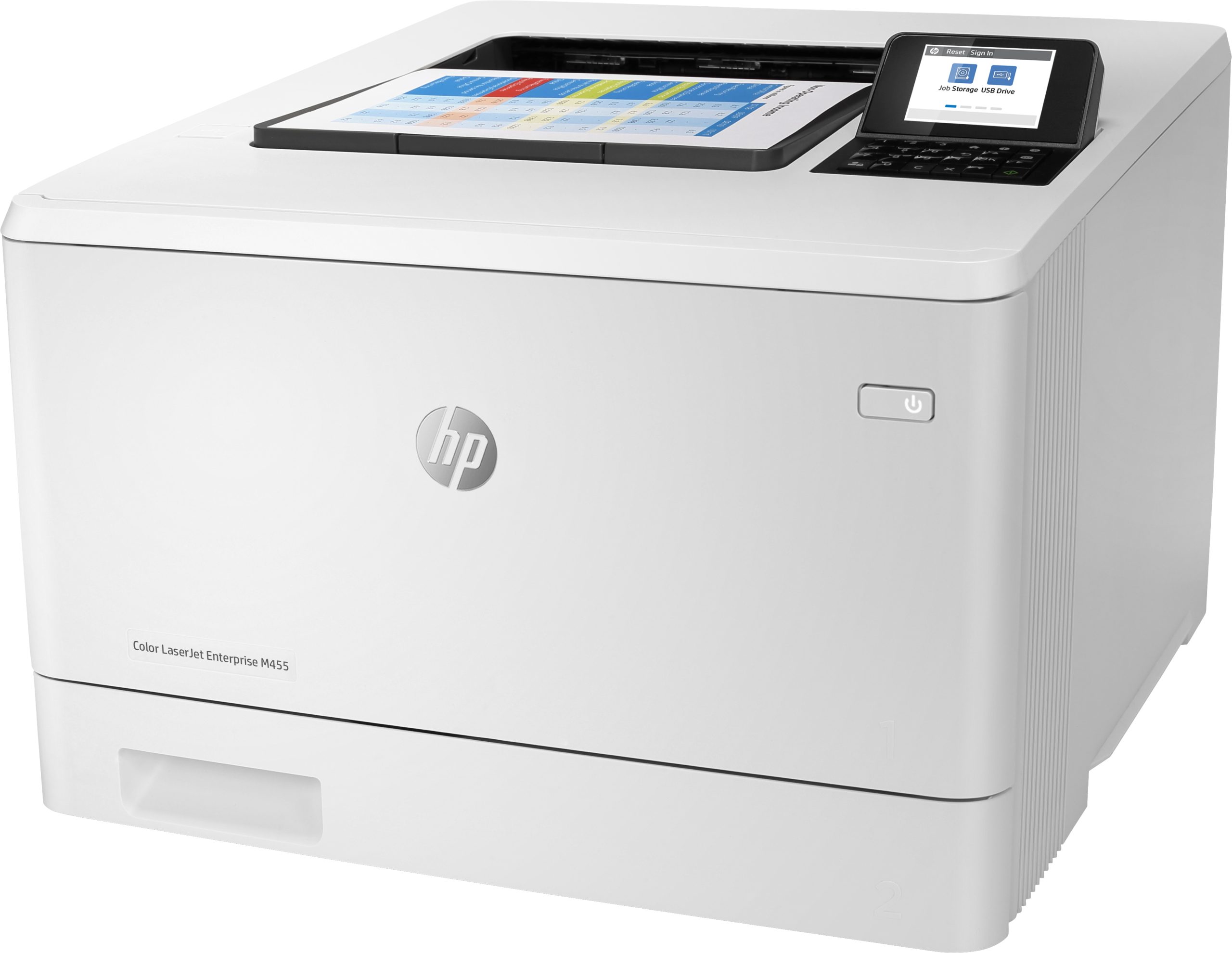 IMPRESORA HP LASER COLOR LASERJET ENTERPRISE M455DN A4/ 27PPM/ 1.25GB/ USB/ RED/ WIFI/ DUPLEX