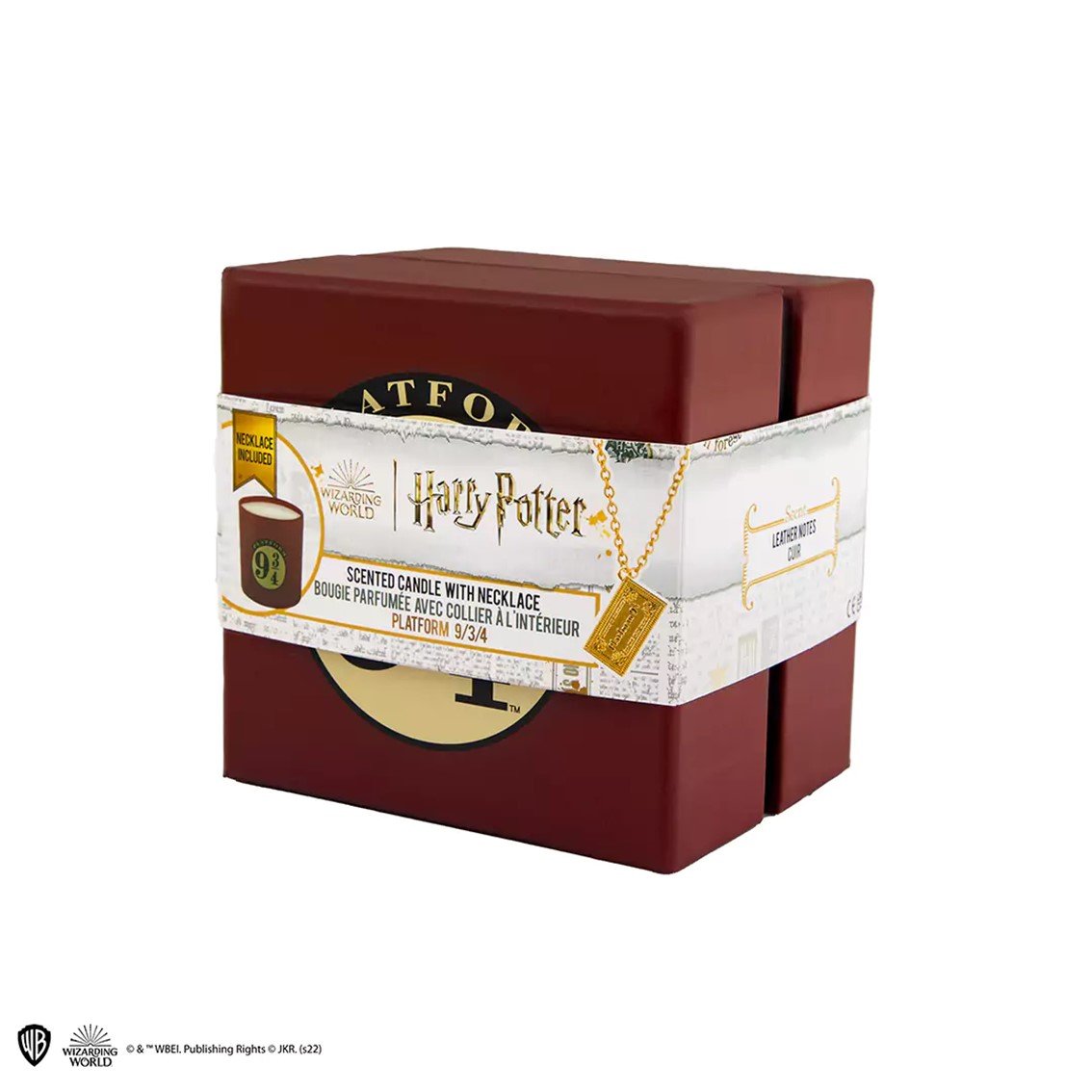 VELA ANDÉN 9 Y 3/4 Y COLLAR CINEREPLICAS HARRY POTTER