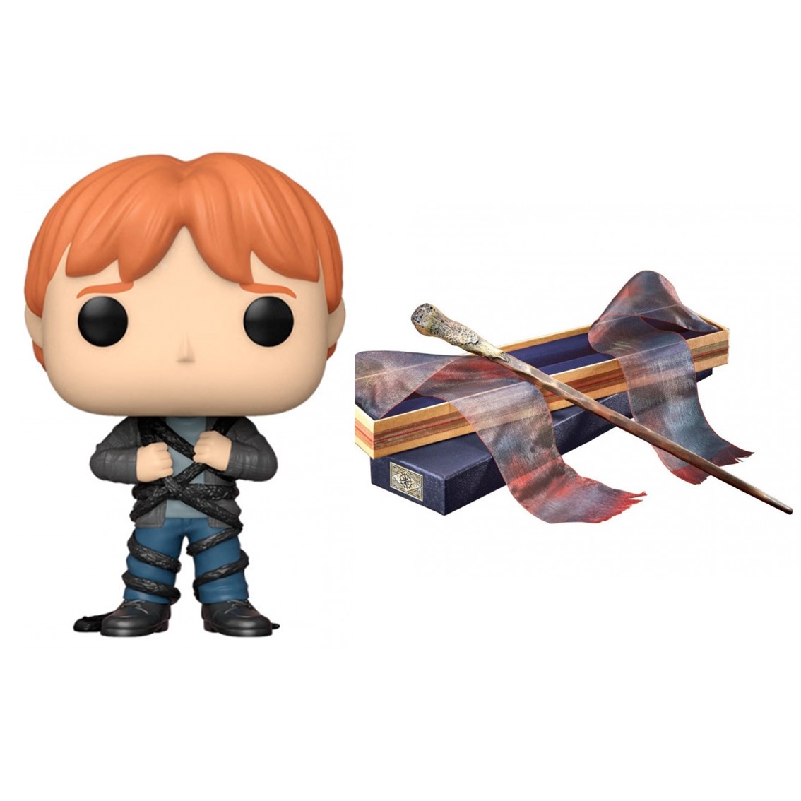 PACK FUNKO + VARITA HARRY POTTER - RON WEASLEY