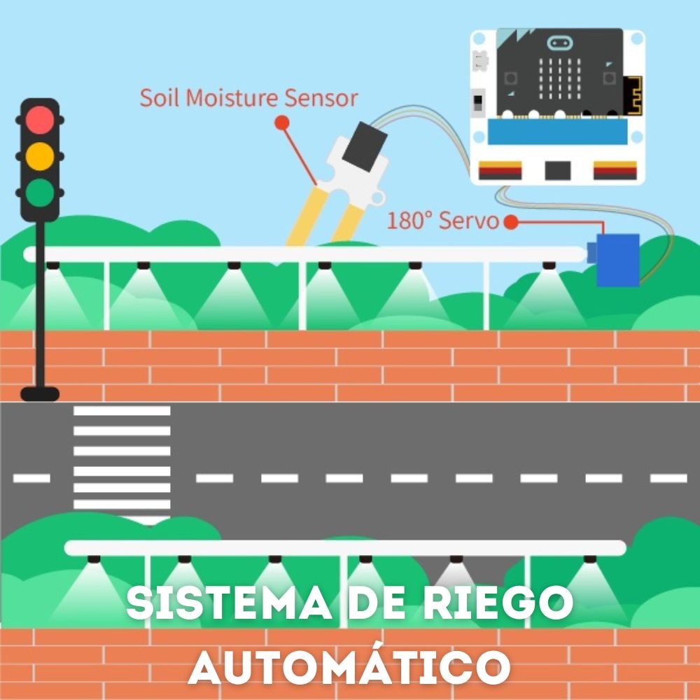 KIT DE SENSORES INTELIGENTES MICRO:BIT CIUDAD INTELIGENTE / SMART CITY KIT / SIN PLACA