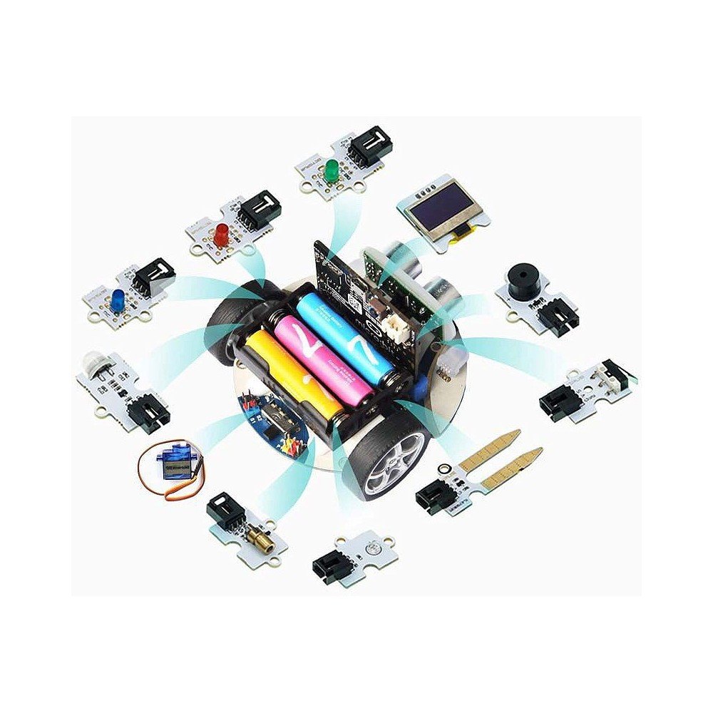 ROBOT COCHE MICRO:BIT SMART CUTEBOT SIN PLACA