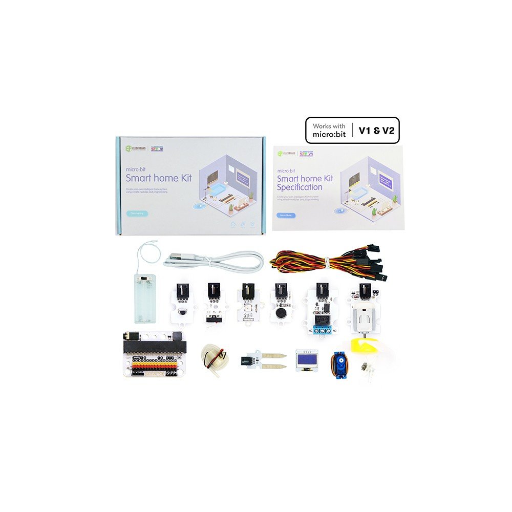 KIT DE SENSORES INTELIGENTES MICRO:BIT CASA INTELIGENTE / SMART HOME KIT / SIN PLACA