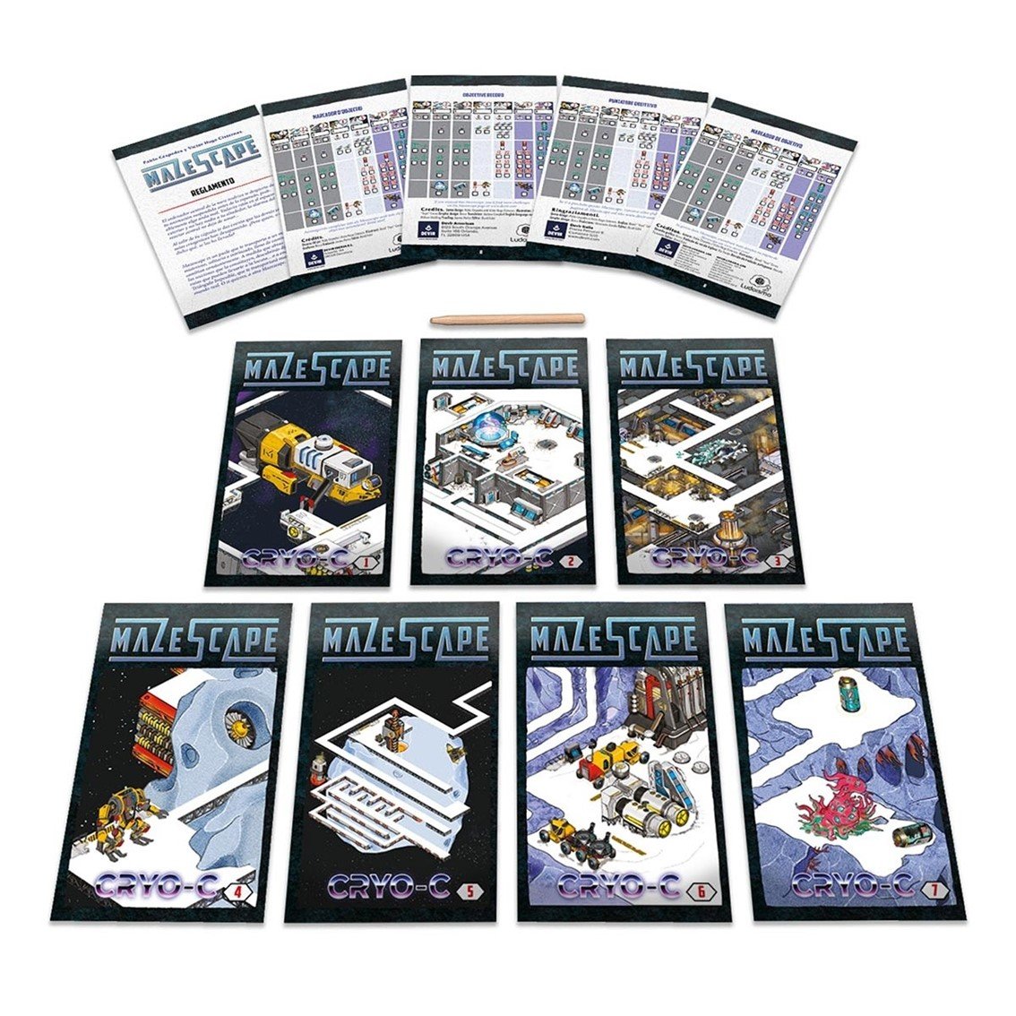JUEGO DE MESA MAZESCAPE CRYO-C