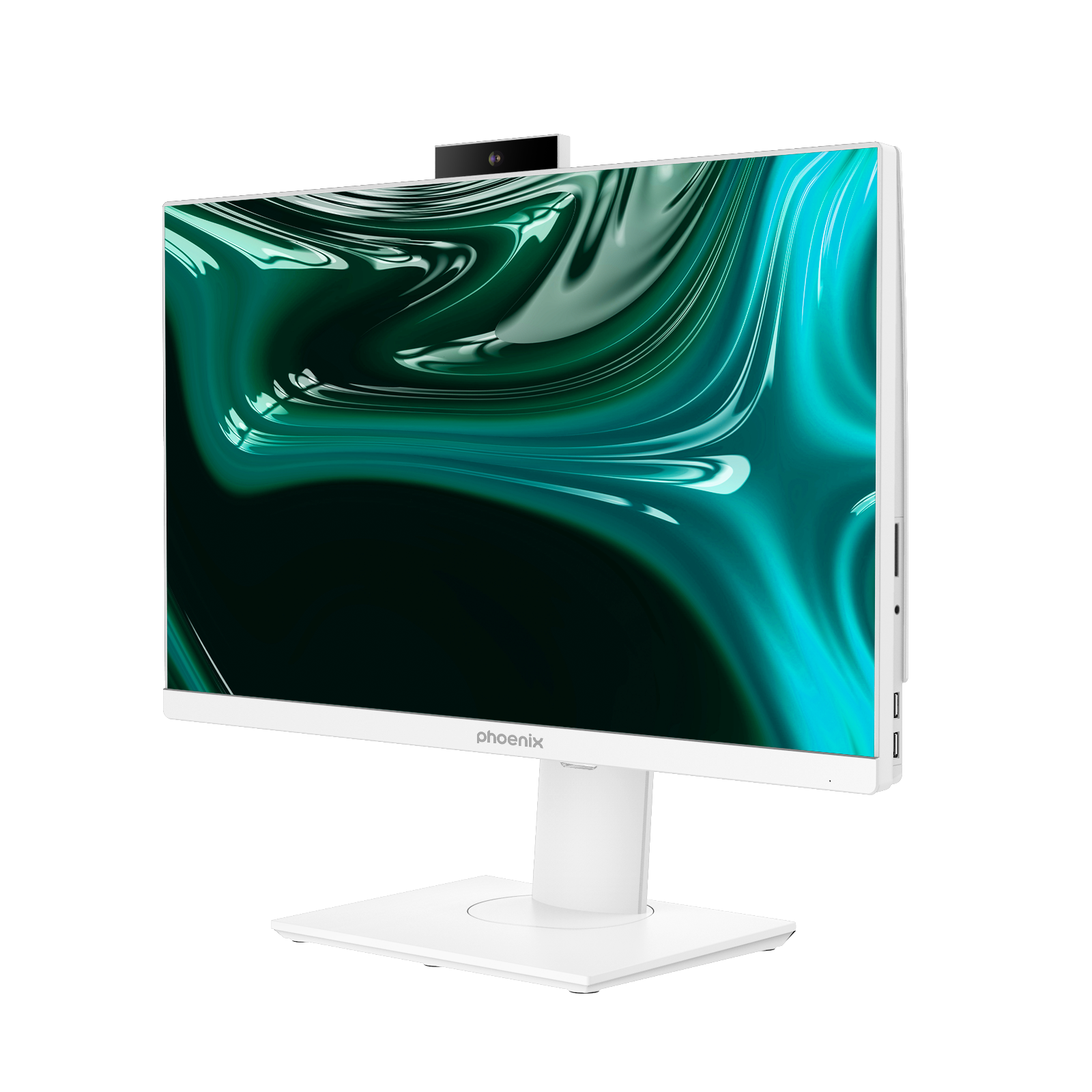 ORDENADOR PC ALL IN ONE AIO PHOENIX UNITY 23.8" FHD AJUSTABLE ALTURA Y ROTATIVO / WEB CAM / INTEL I5 12400 / 16 GB DDR4 / 1 TB SSD BLANCO WINDOWS 11
