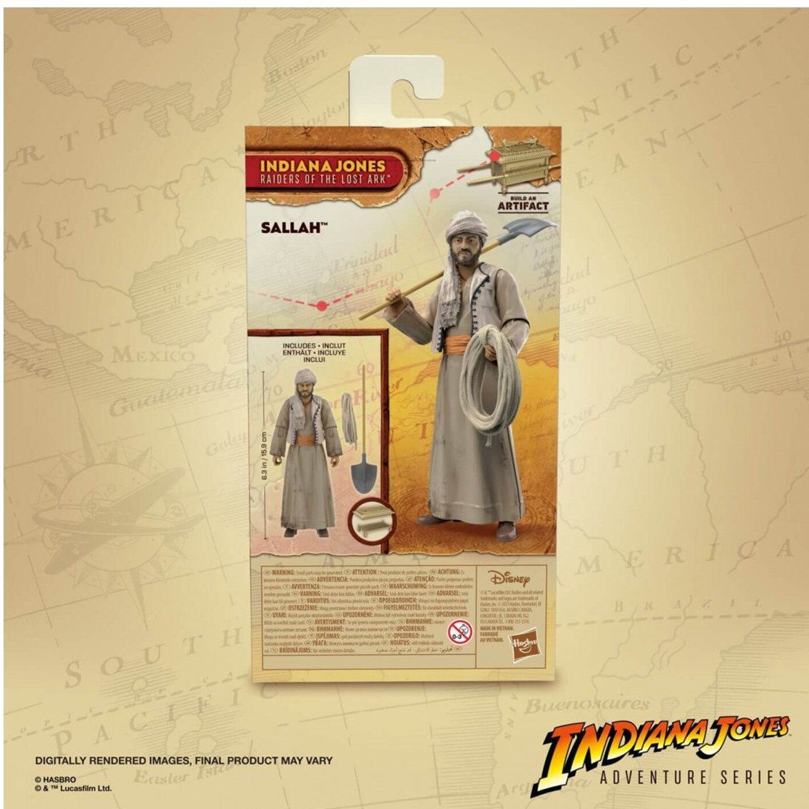 FIGURA HASBRO INDIAN JONES ADVENTURE SERIES - SALLAH