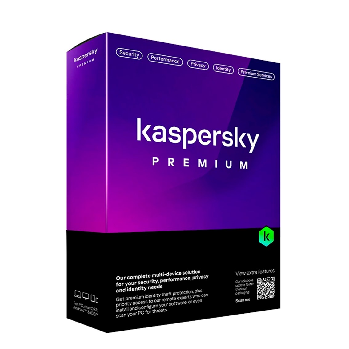 ANTIVIRUS KASPERSKY PREMIUM 10 DISPOSITIVOS 1 AÑO EN CAJA
