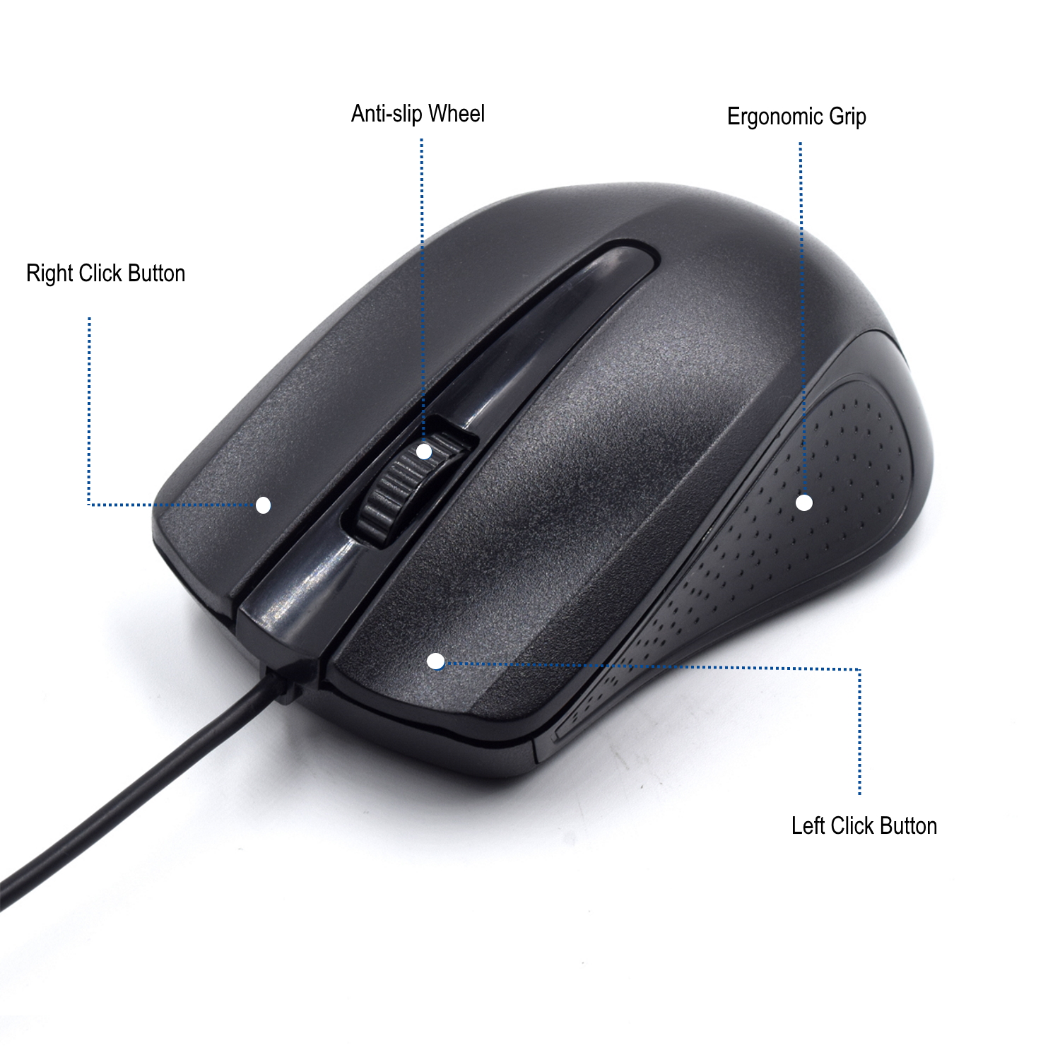 MOUSE RATON EWENT EW3300 / USB / 1000 PPP