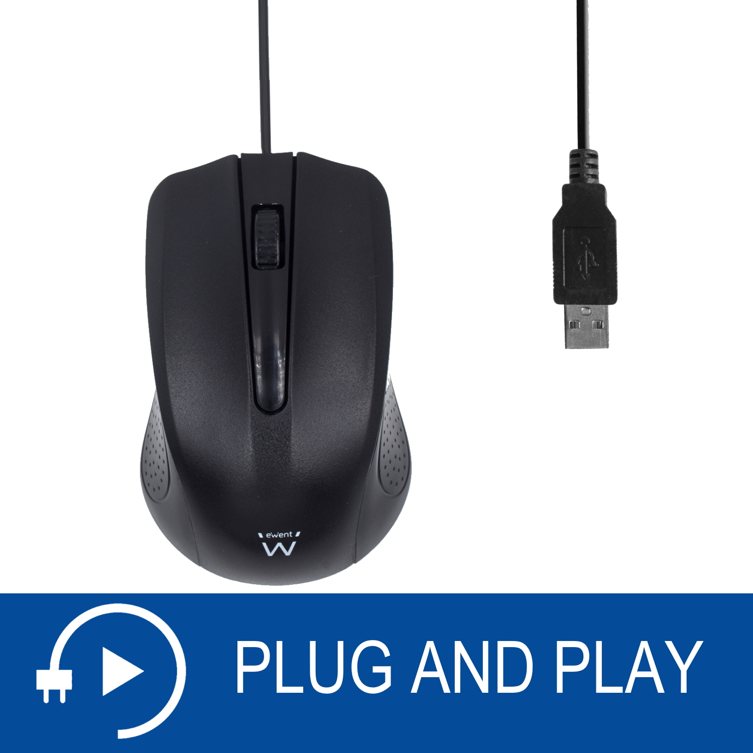 MOUSE RATON EWENT EW3300 / USB / 1000 PPP
