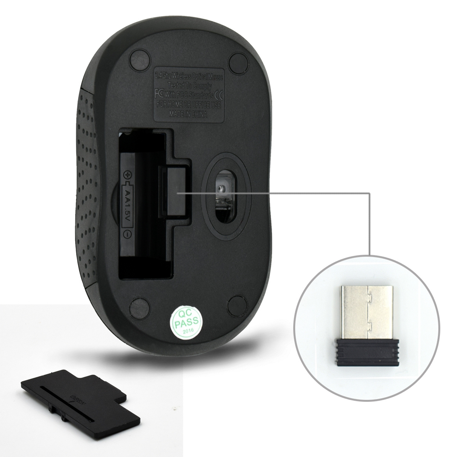 MOUSE RATON EWENT EW3223 / WIRELESS INALAMBRICO / 1000 PPP