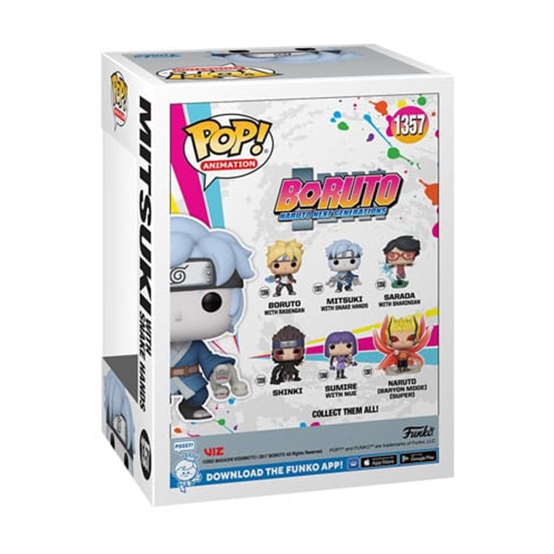FUNKO POP BORUTO NARUTO NEXT GENERATIONS MITSUKI CON MANOS DE SERPIENTE 61386